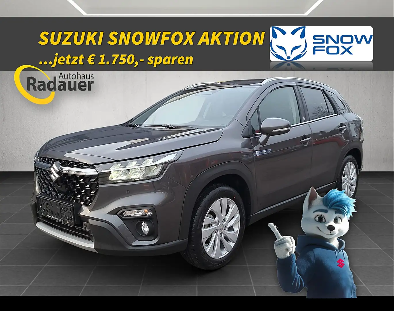 Suzuki S-Cross 1,4 Hybrid ALLGRIP shine Grau - 1