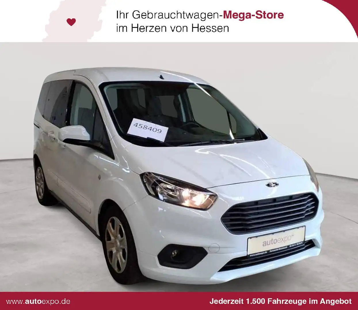 Ford Tourneo Courier 1.5 TDCi S&S Trend Navi Blanc - 1