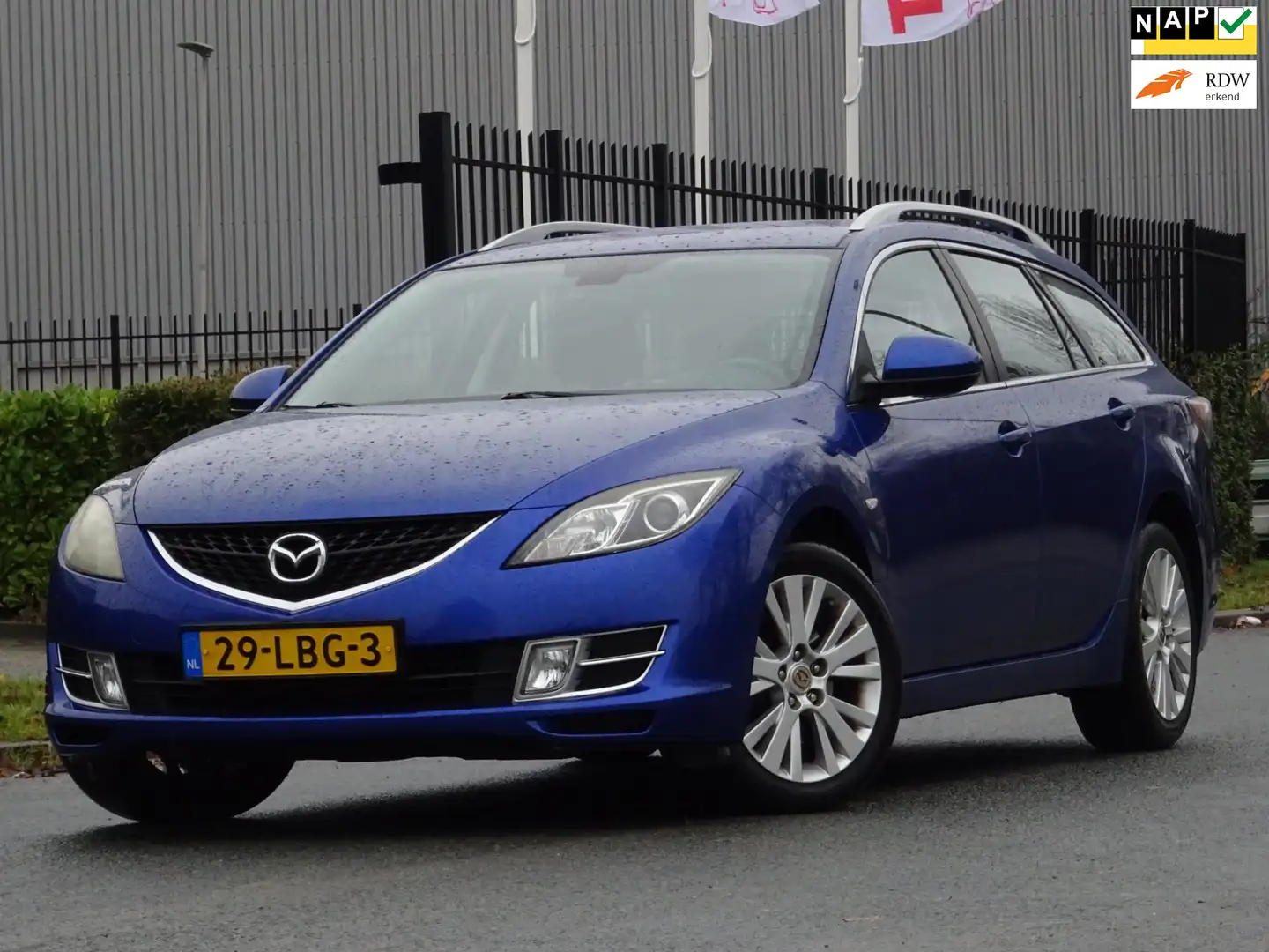 Mazda 6 Sportbreak 1.8 TS BJ2010 NAP/AIRCO/CRUISE/NW APK Blauw - 1