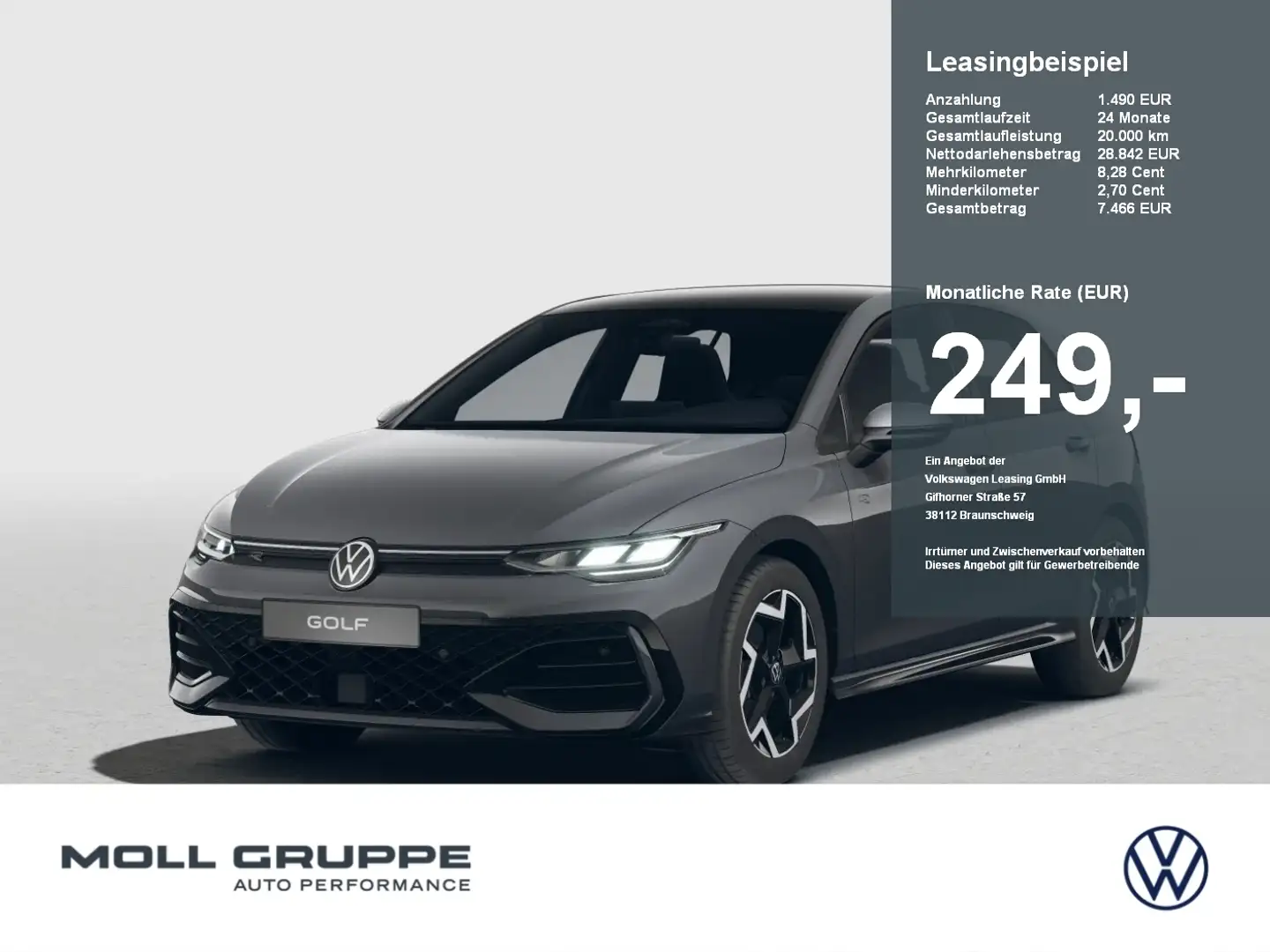 Volkswagen Golf R-Line 1.5 l eTSI OPF DSG 2xKLIMA ACC AUT Schwarz - 1