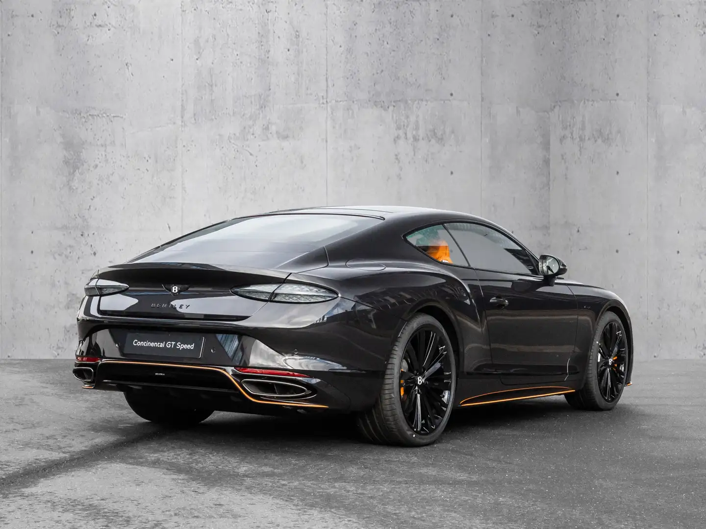 Bentley Continental GT Speed Mandarin Bespoke Interior Zwart - 2