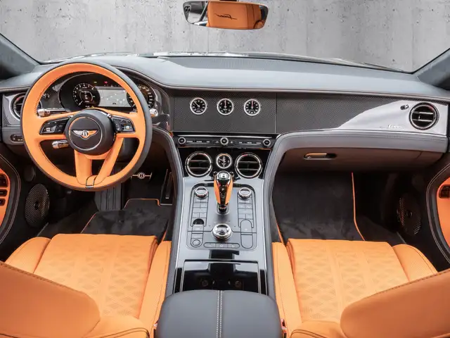 Bentley Continental GT Speed Mandarin Bespoke Interior