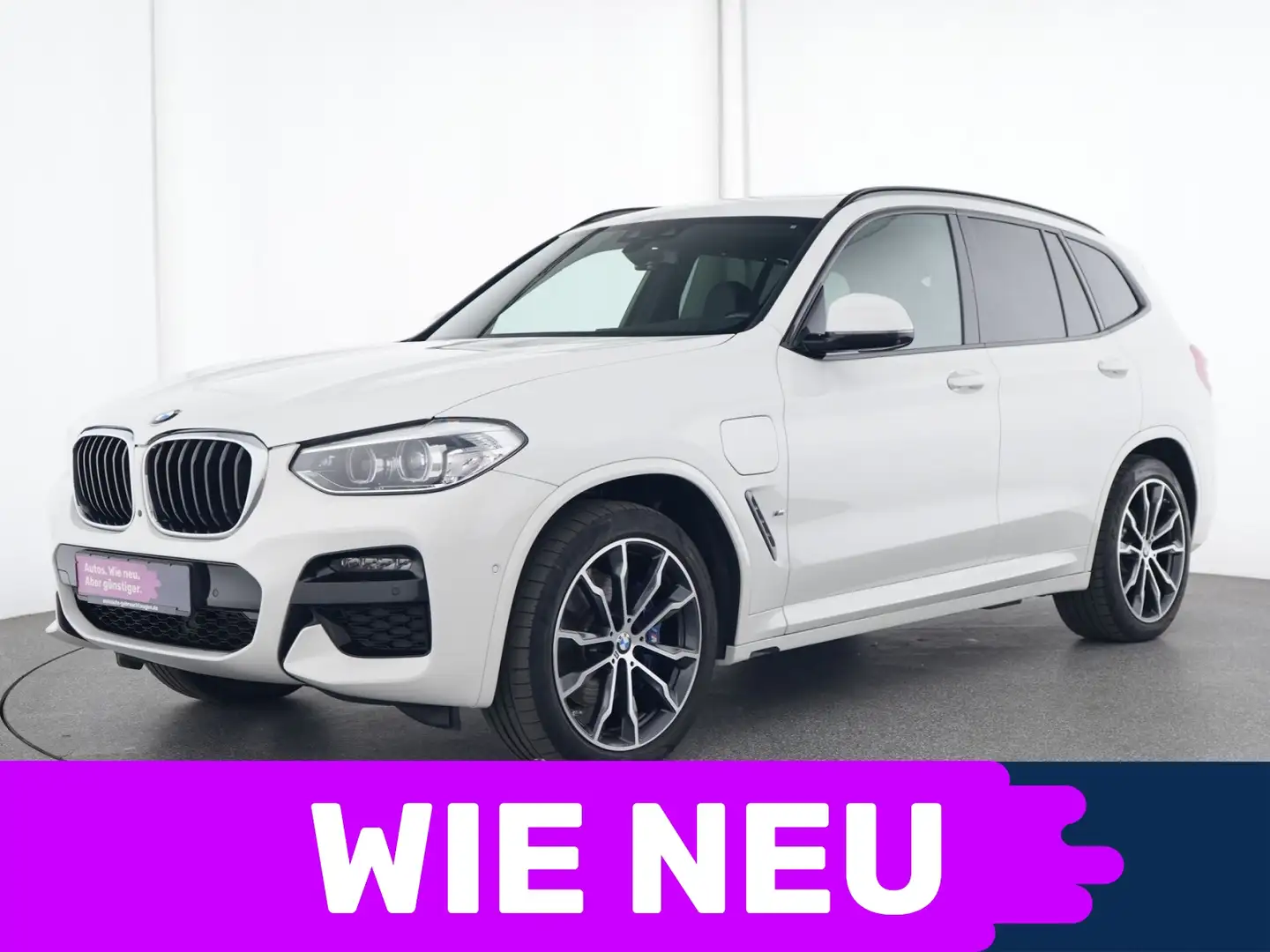 BMW X3 30e M-Sport Navi|HeadUp|Kamera|LED|HiFi|Pano Weiß - 1