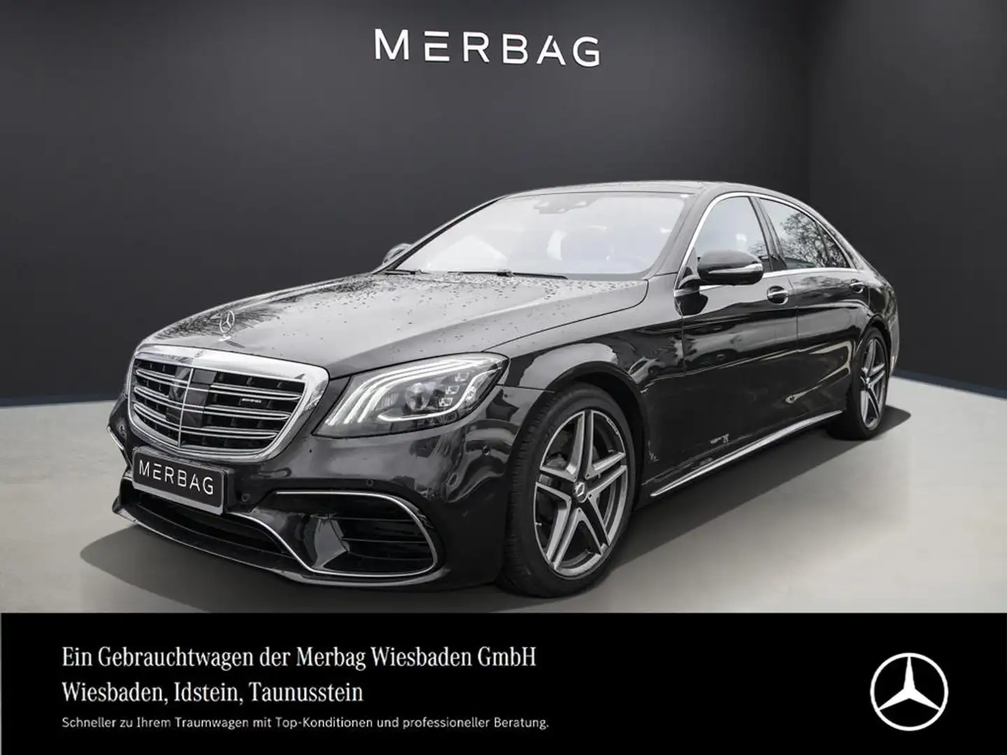 Mercedes-Benz S 63 AMG 4M L PANO STH. MASSAGE HUD EXCLUSIVE Zwart - 1