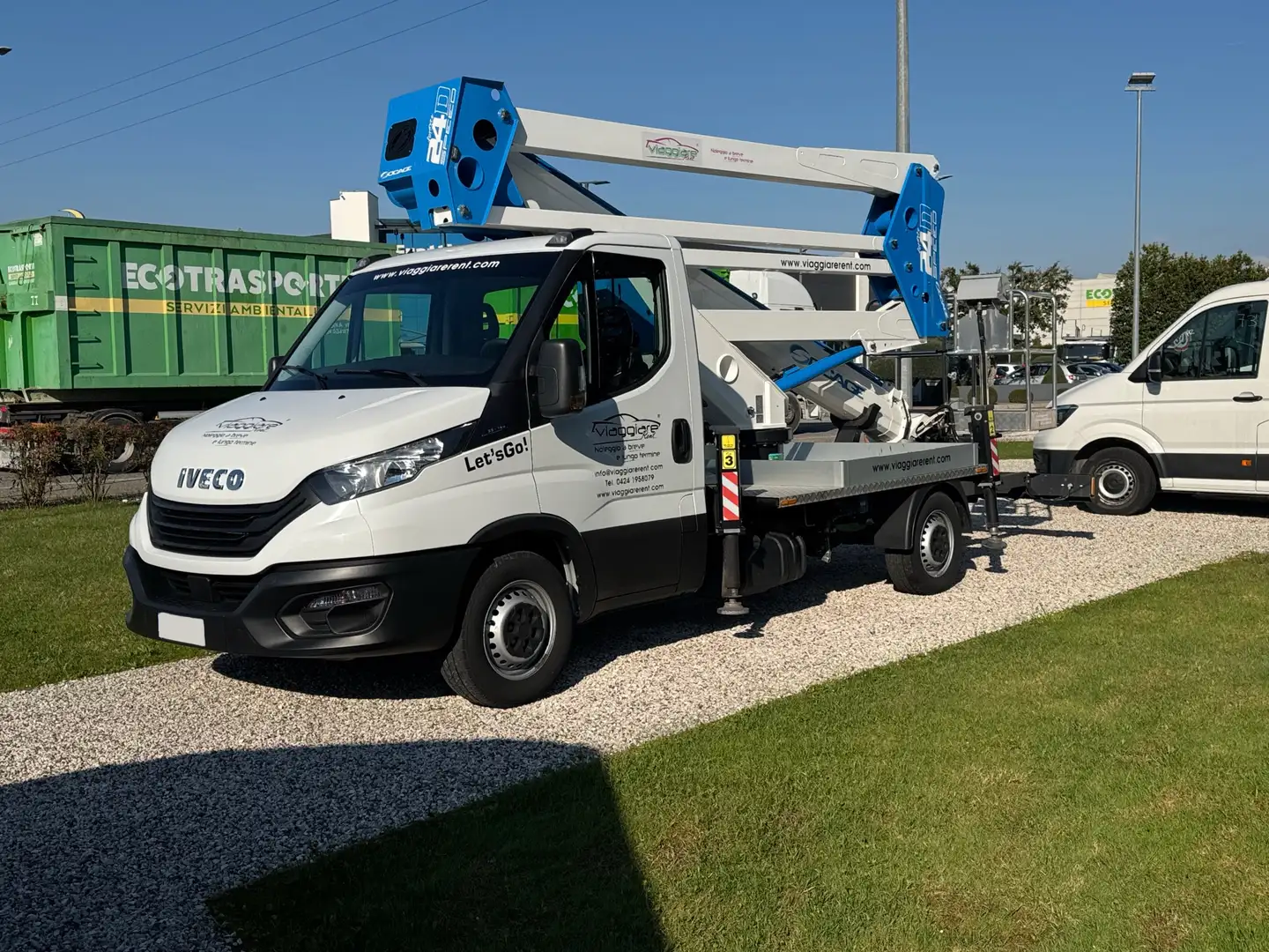 Iveco Daily 35S14H 2.3 HPT PL Cabinato socage piattaforma Blanc - 1
