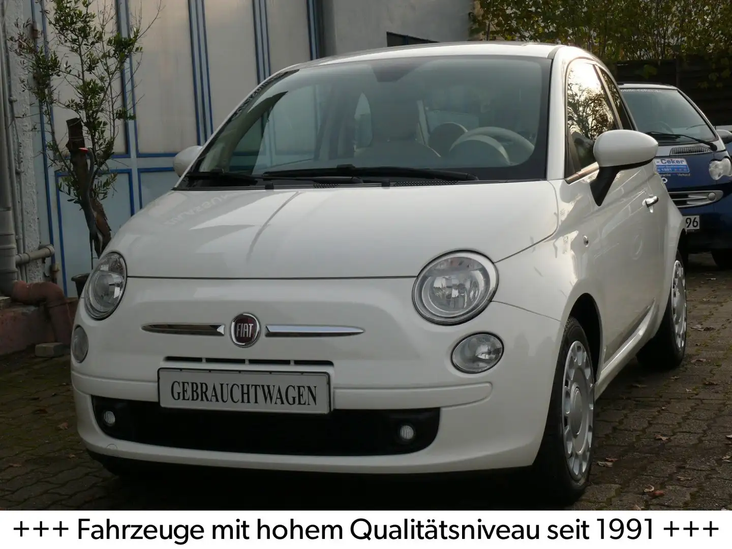 Fiat 500 Pop"Klima"Parkhilfe"Bordcomputer"6.Gang" Weiß - 1
