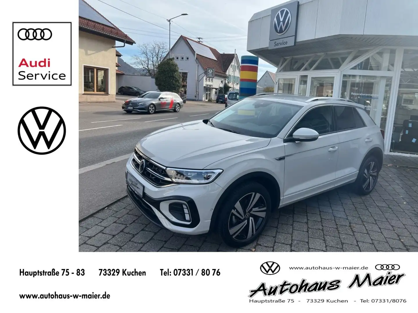 Volkswagen T-Roc 1.5 TSI DSG R-Line RFK/LED/LHZ/ACC Gris - 1