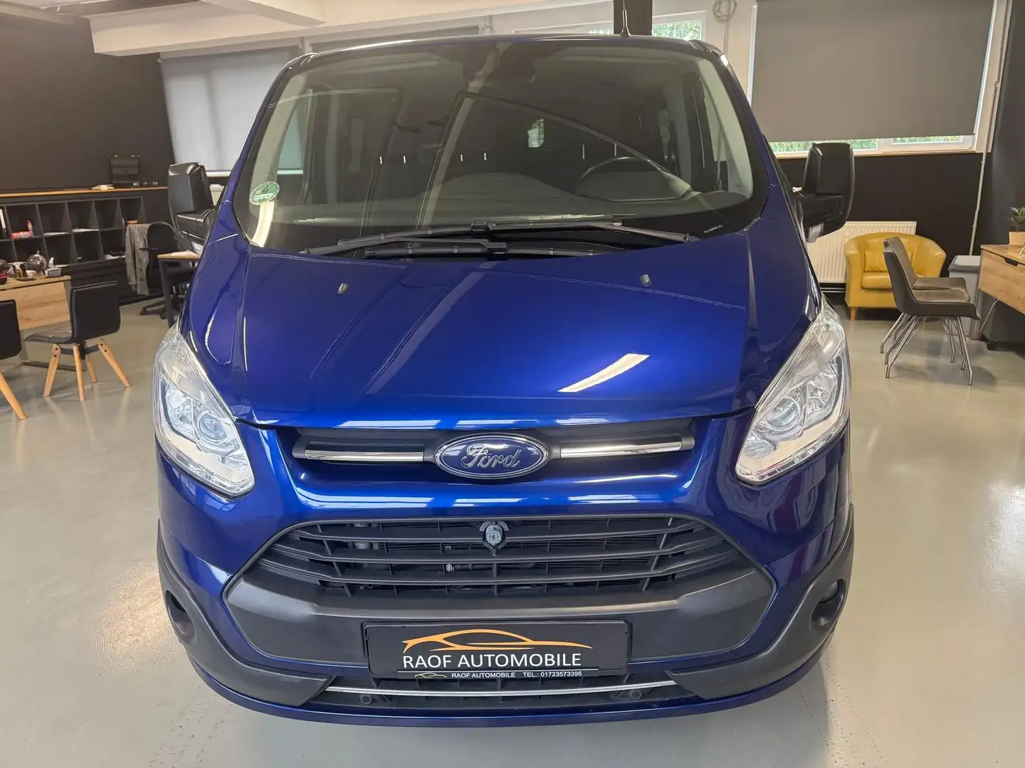 Ford Transit Custom 2.0 310  L1 2,0 TDCi TEILVERGLAST Bleu - 2