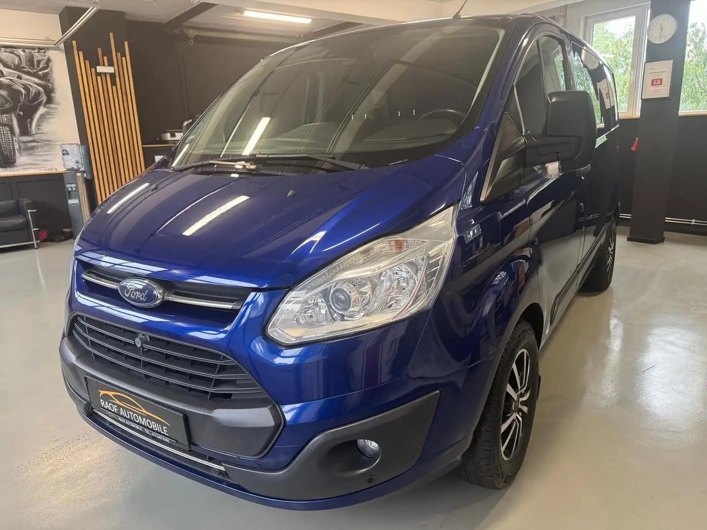 Ford Transit Custom 2.0 310  L1 2,0 TDCi TEILVERGLAST Bleu - 1
