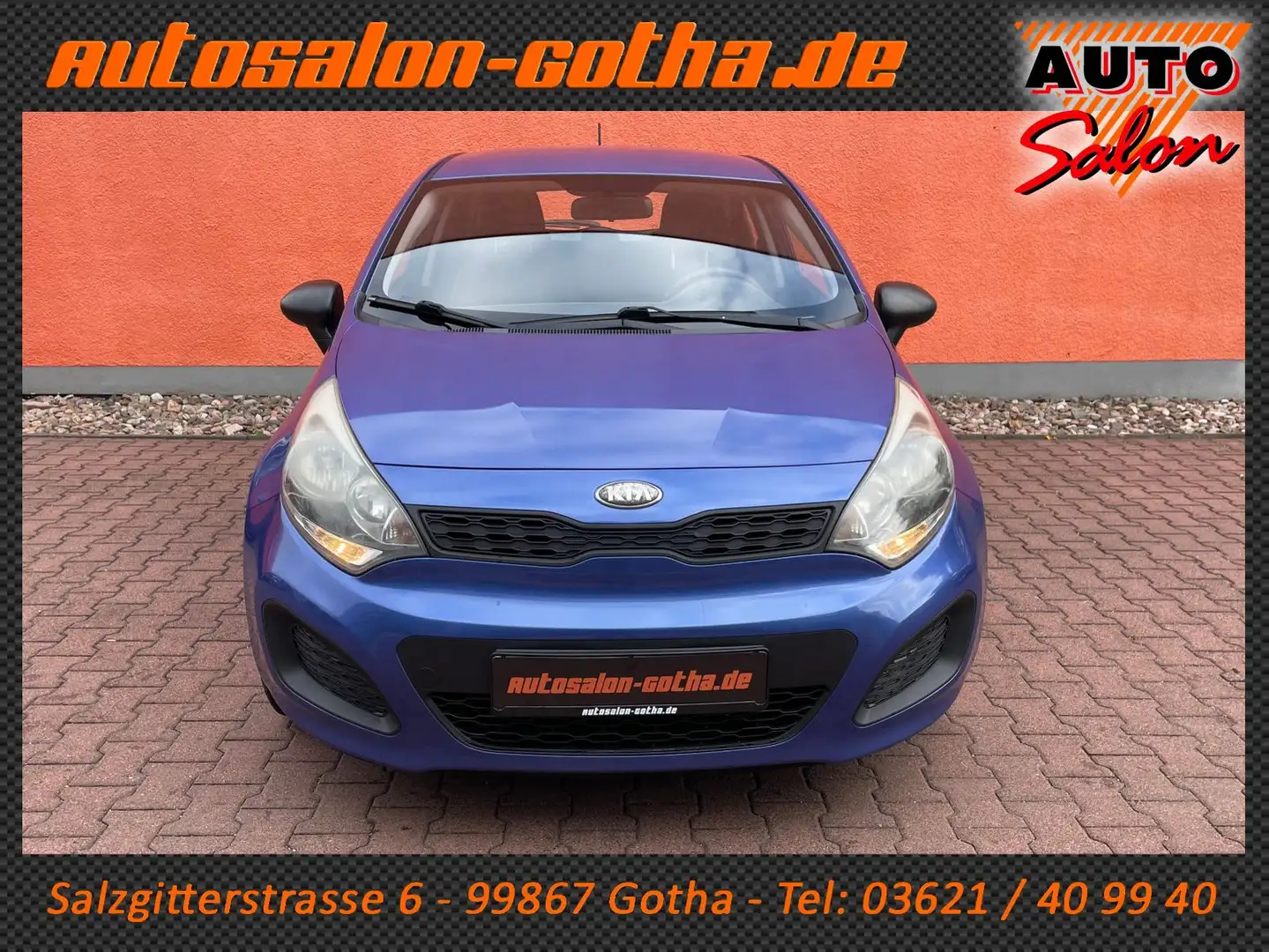 Kia Rio Attract 1.Hand+KIA-Scheckheft TÜV05.26 KLIMA Blauw - 2