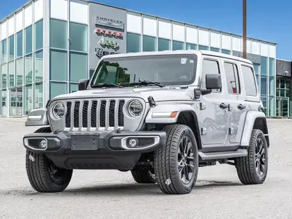 Silver 2021 Jeep Wrangler 4xe SUV / Crossover Four-Wheel Drive Automatic