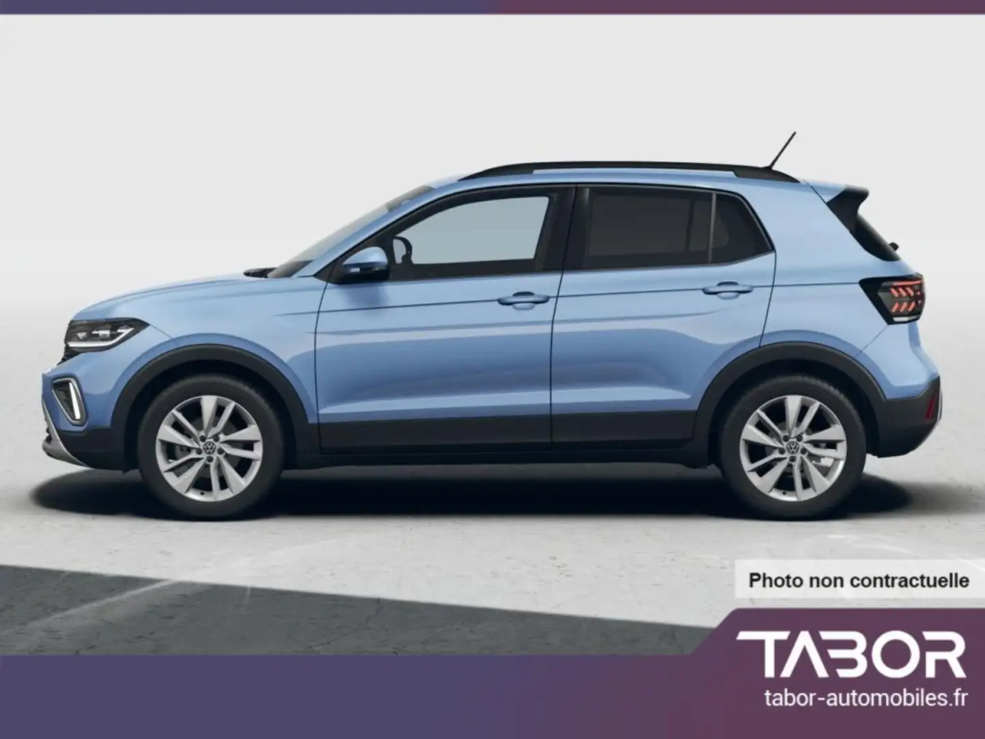 Volkswagen T-Cross 1.0 TSI 116 DSG IQ.Light 17p Bleu - 2