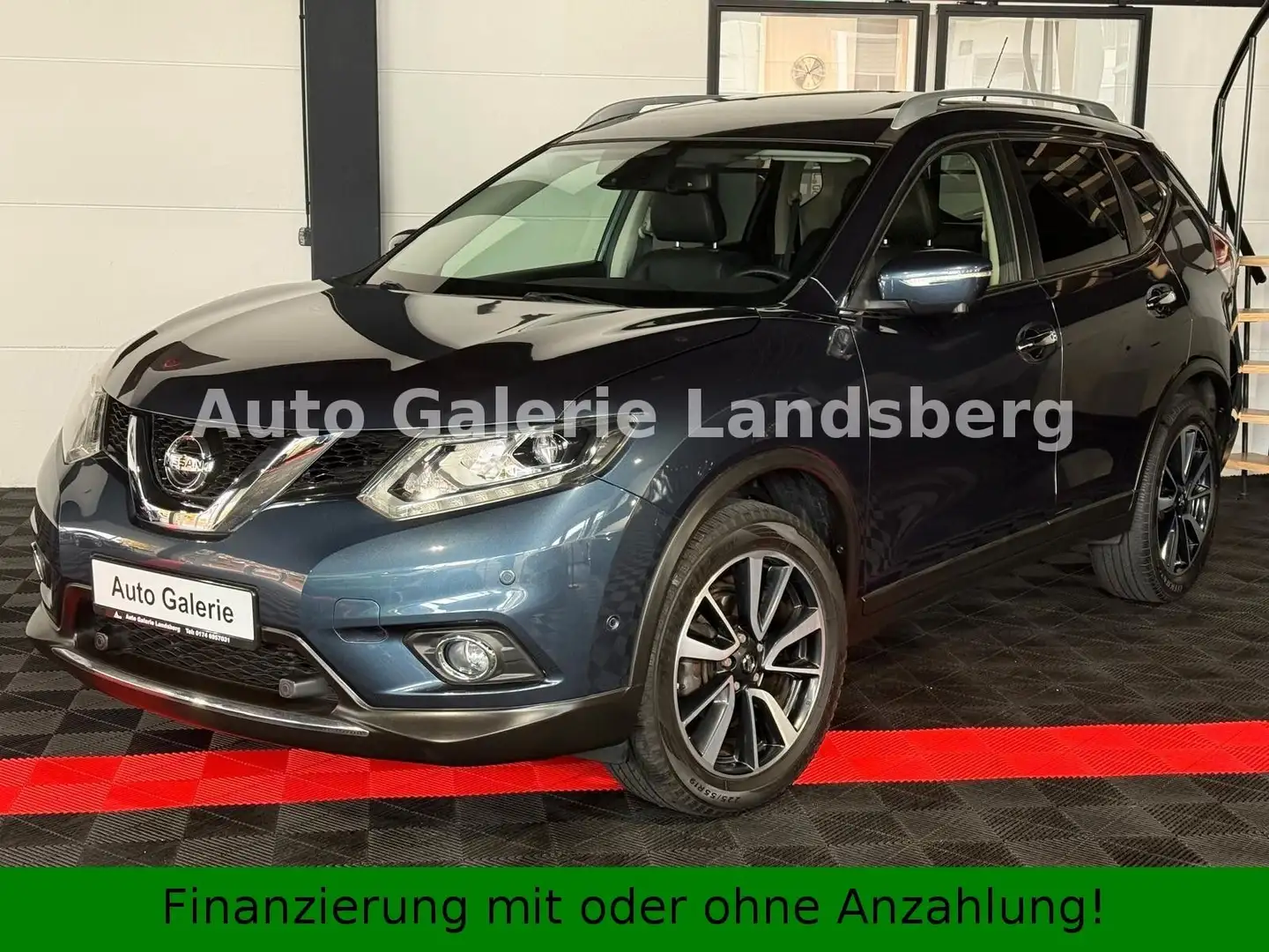 Nissan X-Trail 1.6dci*Tekna*Autom.*LED*Navi*Pano*Leder* Blau - 1