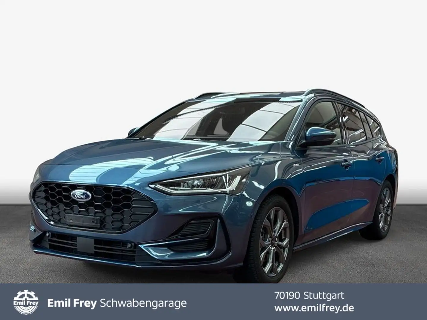 Ford Focus Turnier 1.0 EcoBoost Hybrid ST-LINE X Bleu - 1