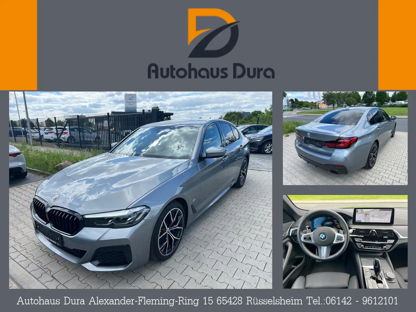 BMW 530 530d xDrive M Sport M 50 Jahre Embleme Aut. Grigio - 1
