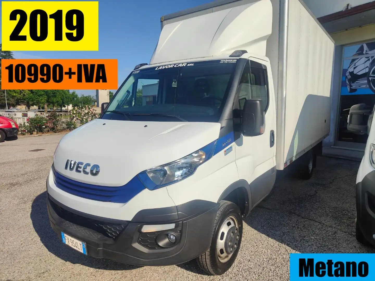 Iveco Daily 35 DEL 2019 METANO CENTINATO Bianco - 1
