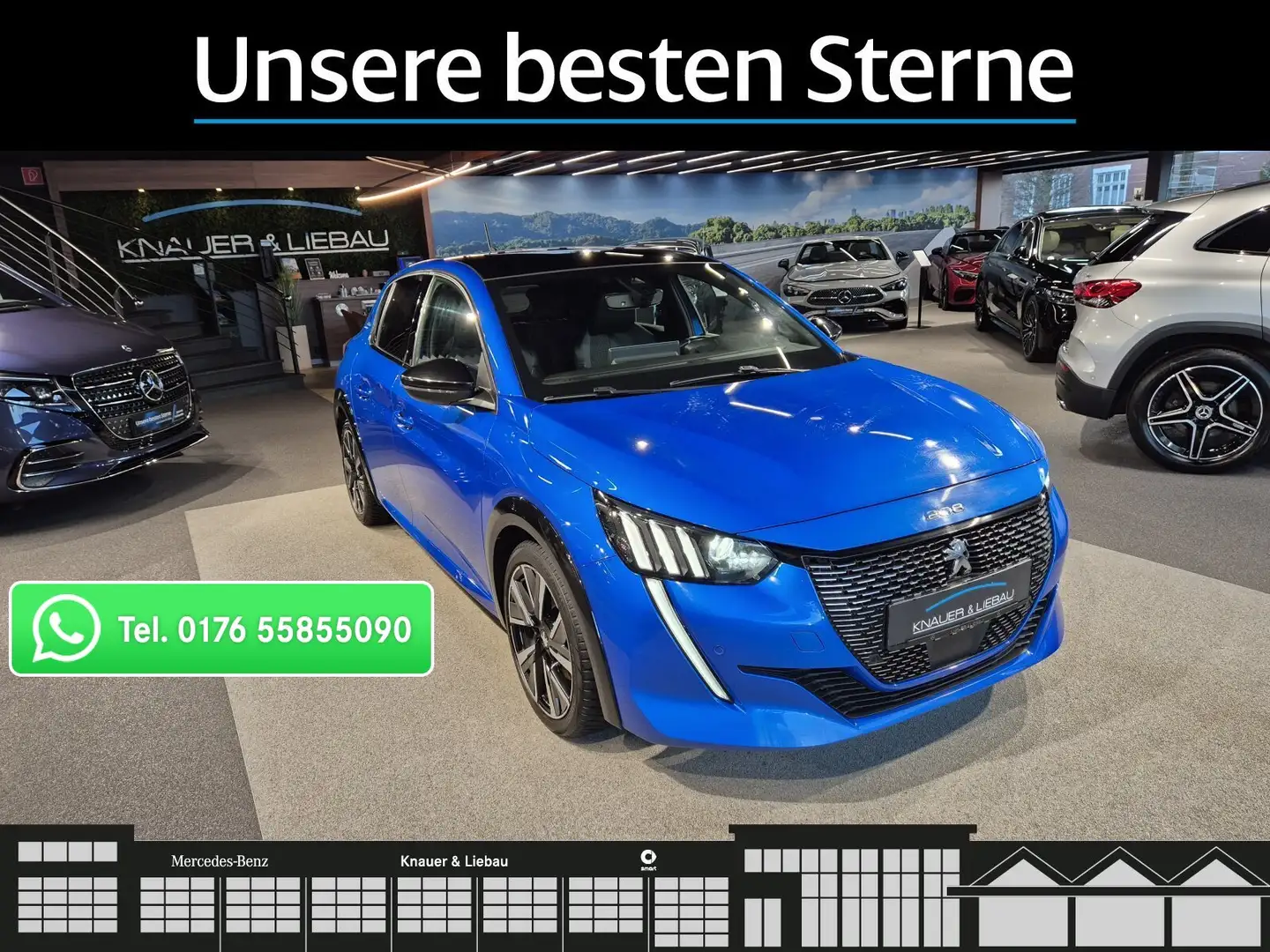 Peugeot 208 208 1.2 PureTech GT*Camera*Pano*DAB+*LED*Navi* Blau - 1