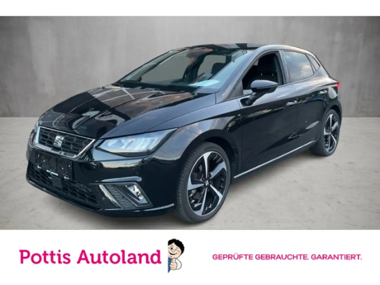 SEAT Ibiza 1.0 TSI DSG FR KAMERA KLIMA PDC SHZG Schwarz - 1
