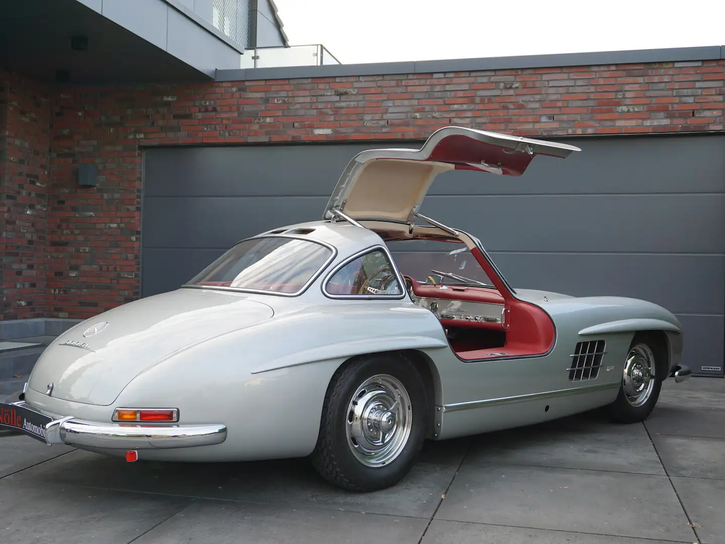 Mercedes-Benz SL 300 Flügeltürer Rudge Felge + Kofferset Plateado - 2
