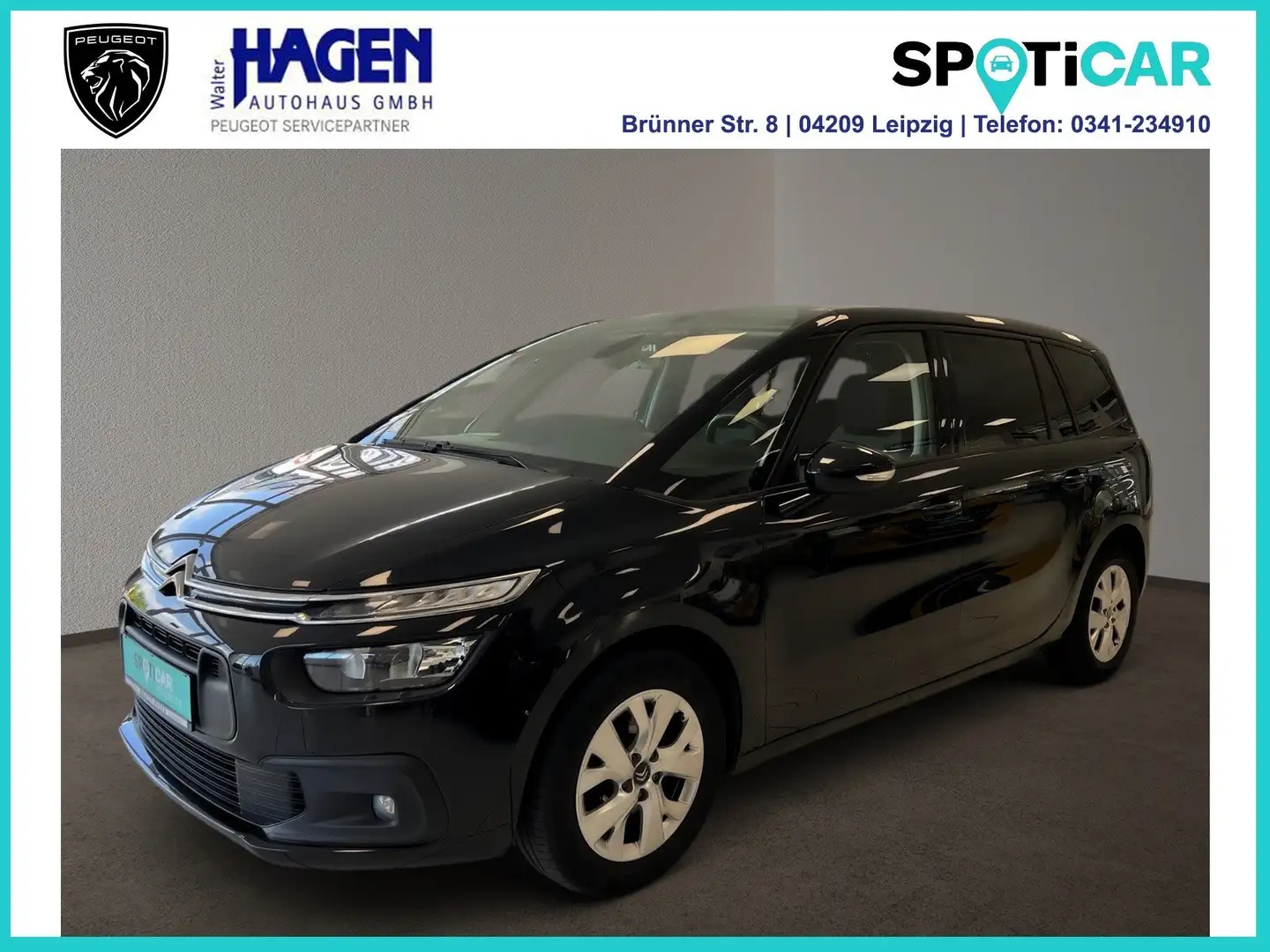 Citroen C4 SpaceTourer 1.2 130 PureTech PDC/Sitzheizung/Klimaautomatik Schwarz - 1