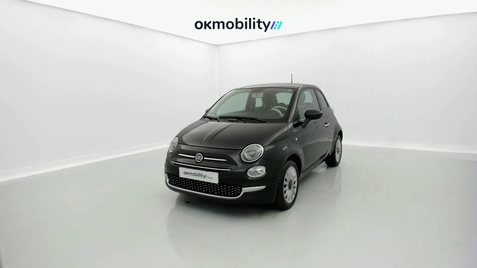 Fiat 500 1.0 Hybrid Monotrim 52kW Zwart - 1