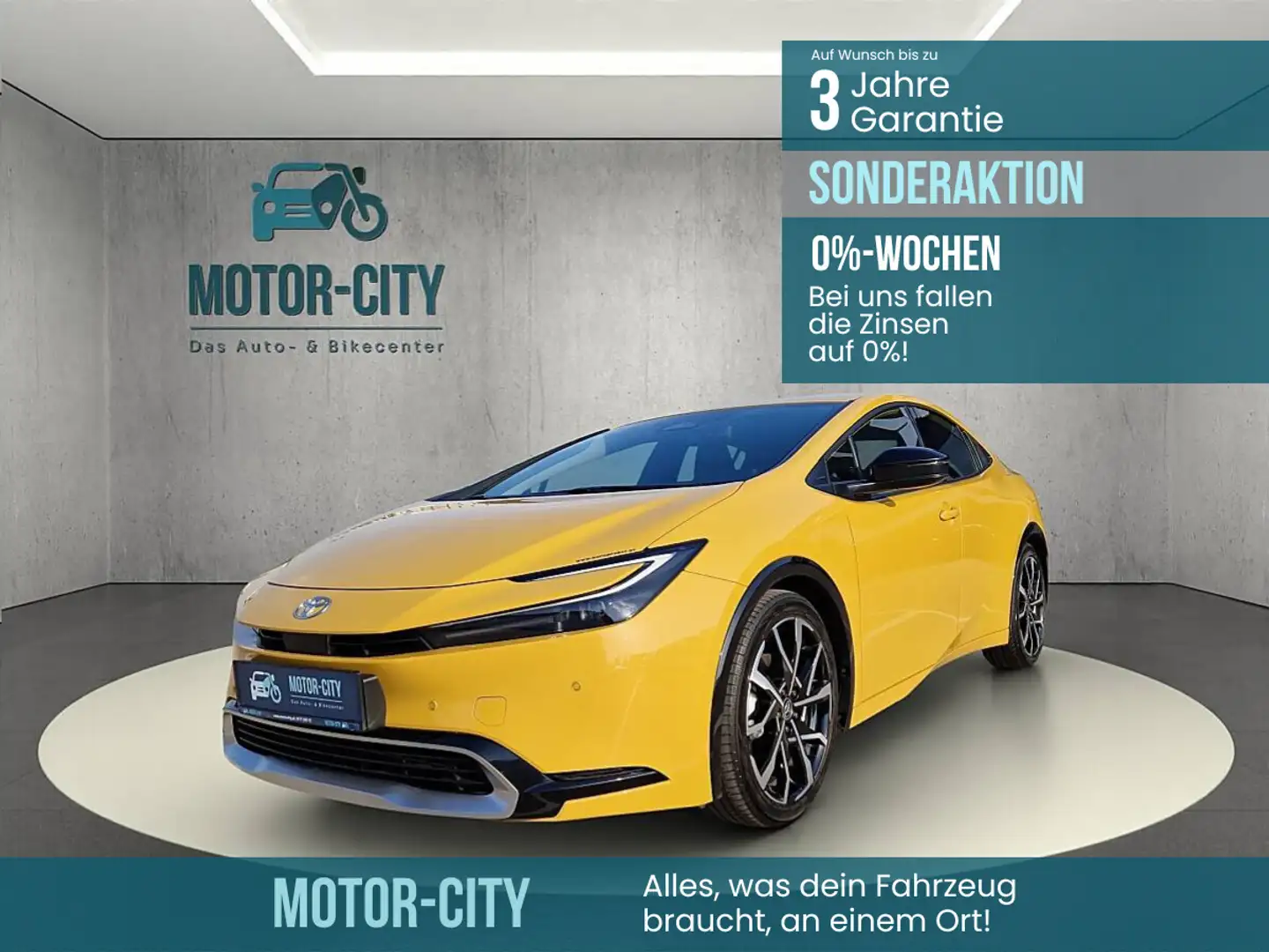 Toyota Prius 2.0 VVT-i Plug-in Hybrid PHEV 13,6kWh Executive... Gelb - 1
