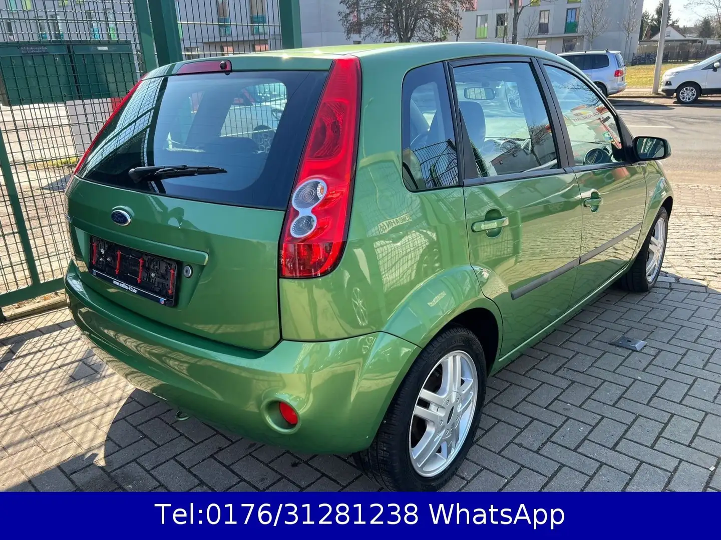 Ford Fiesta 1,4 16V !! Tüv-Neu !! Klima !! 4.Türig !! Grün - 2