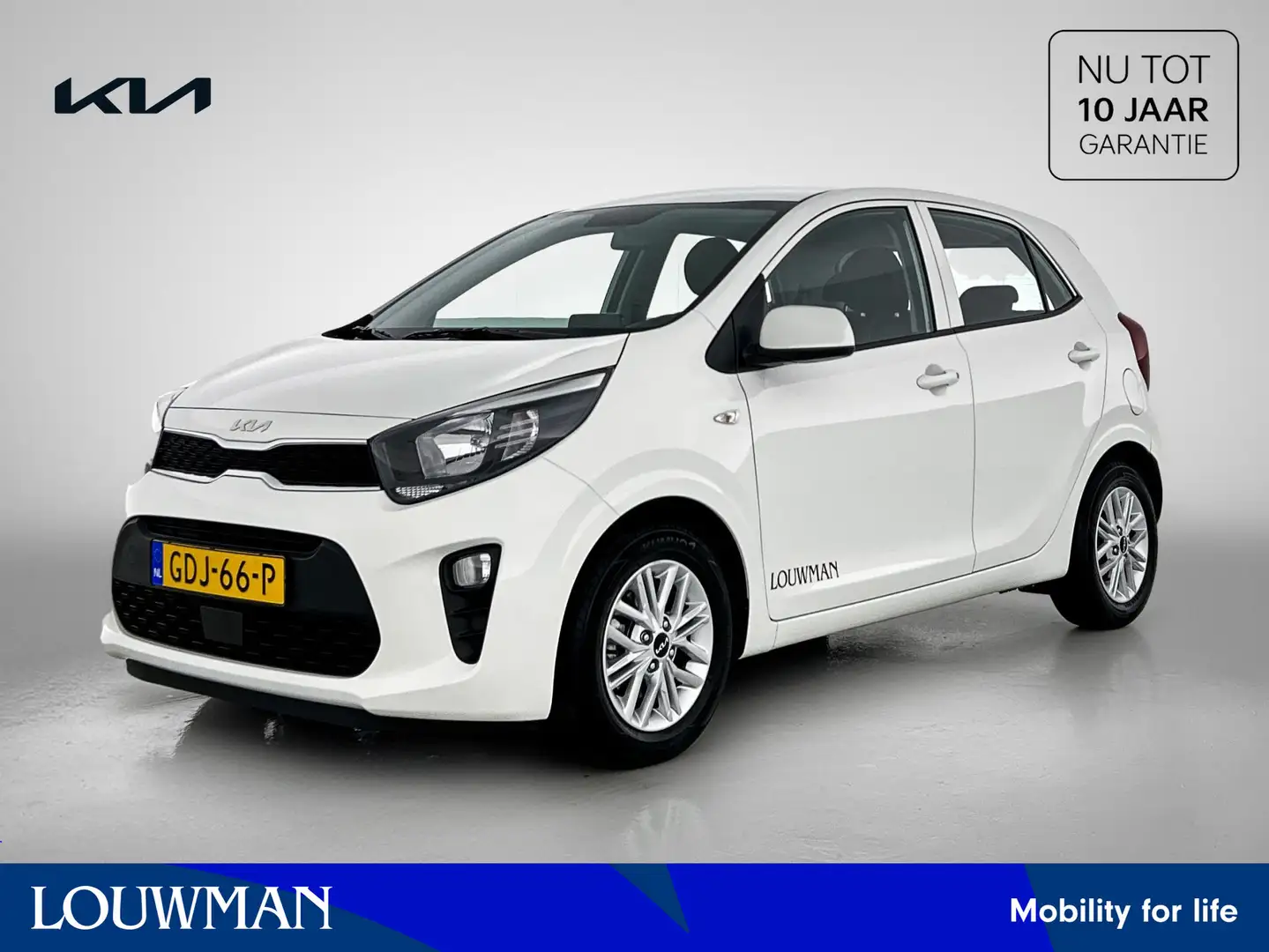 Kia Picanto 1.0 DPi DynamicLine | Apple CarPlay | Airco | Lich Wit - 1