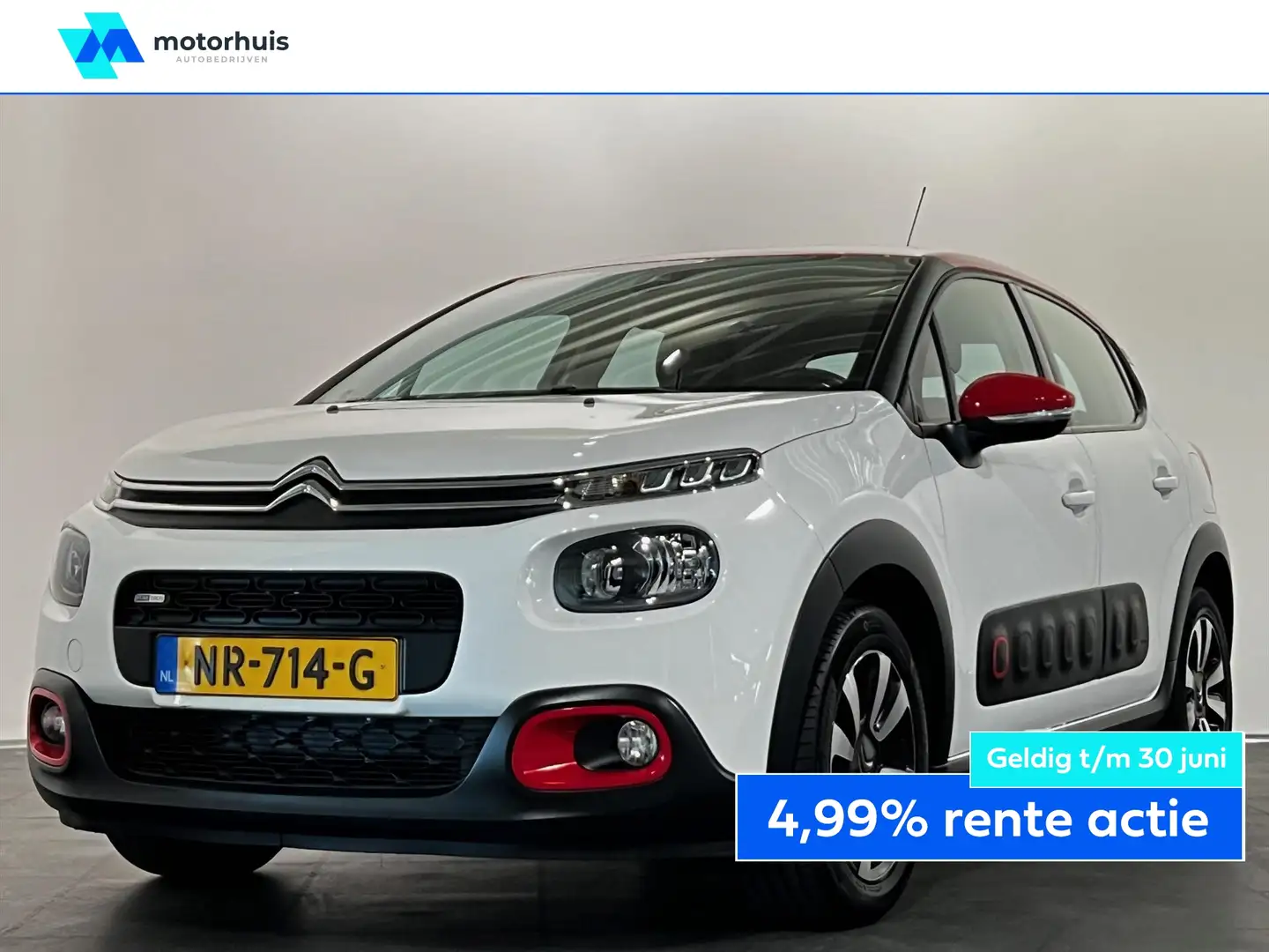Citroen C3 1.2 PureTech 82pk Shine Weiß - 1