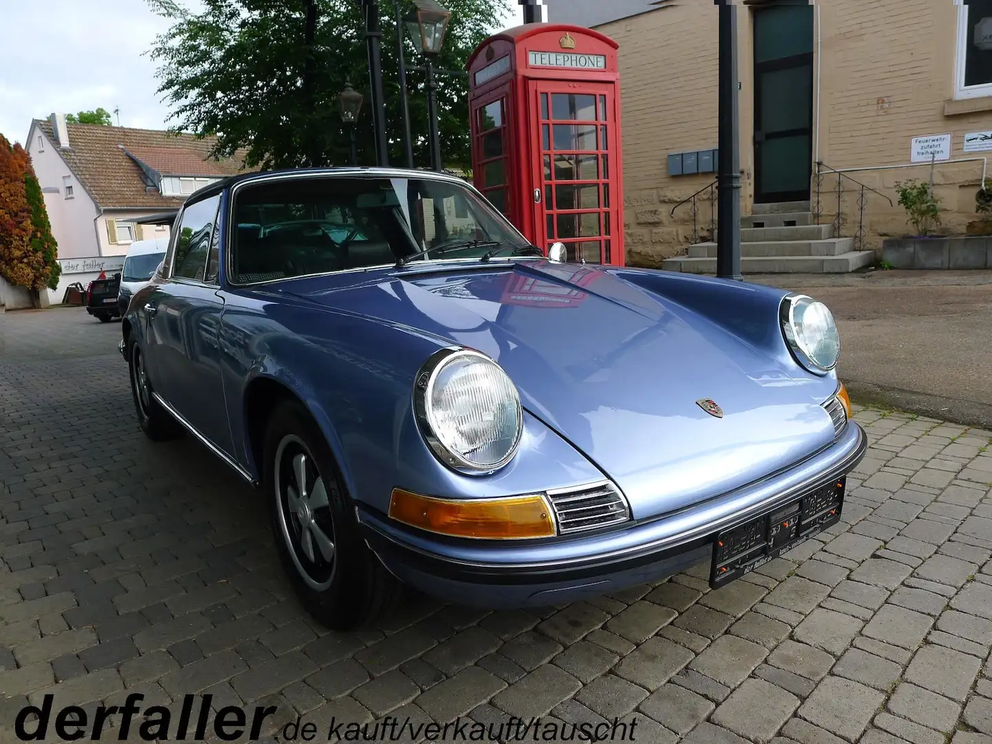 Porsche 911 T 2,2 Targa H-Zulassung Blau - 1
