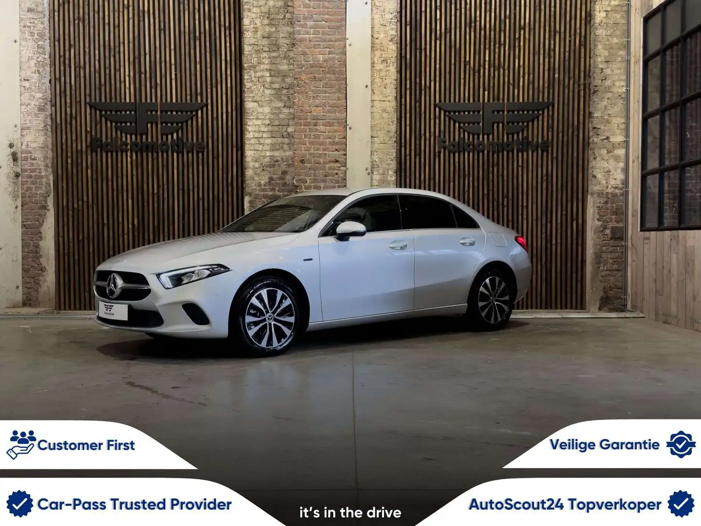 Mercedes-Benz A 250 PHEV*MBUX*27.196 KM*ZETELVERW.*BERLINE* Argent - 1