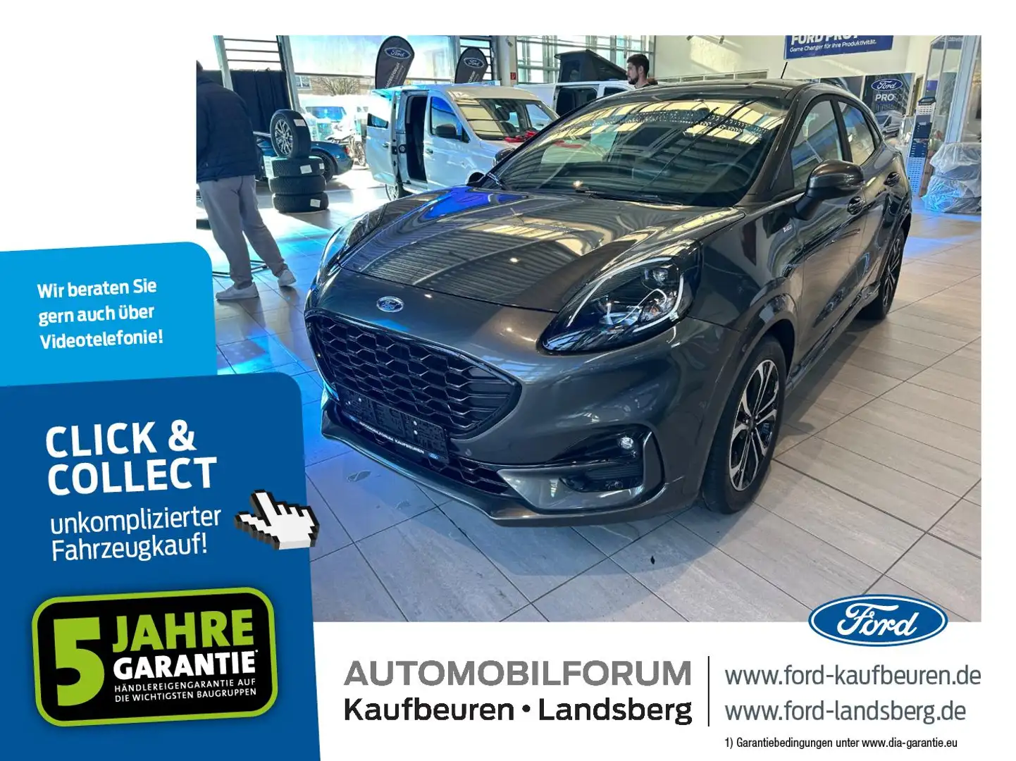 Ford Puma 1.0 EcoBoost ST-Line Design LED Navi RFK Grau - 1