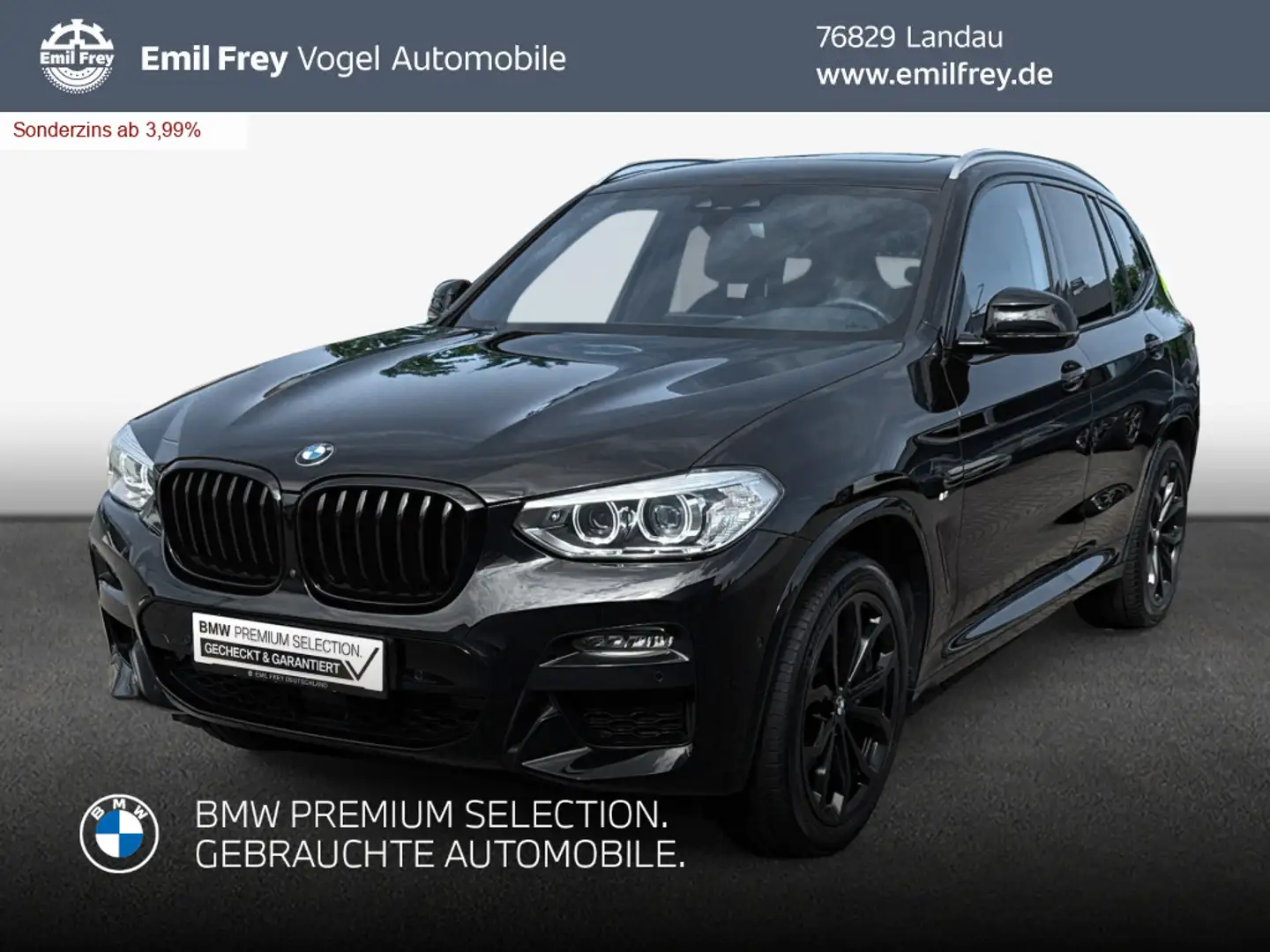 BMW X3 X3 xDrive30d Aut. M Sport *HuD*Panorama* Schwarz - 1