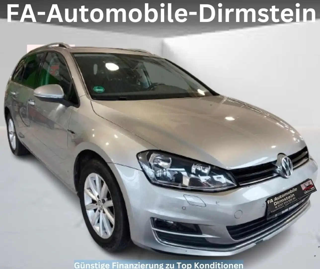 Volkswagen Golf VII Variant Lounge BMT/NAVI/AHK/E6/SITZH/8F srebrna - 1