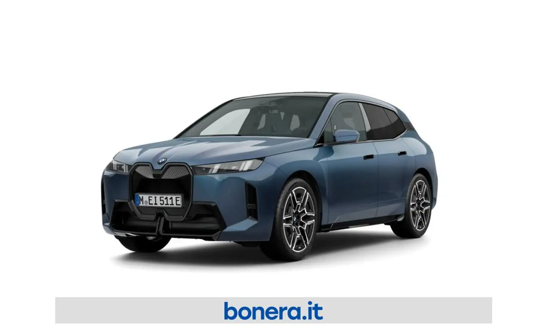 BMW iX xdrive45 MSport Pro Bleu - 1