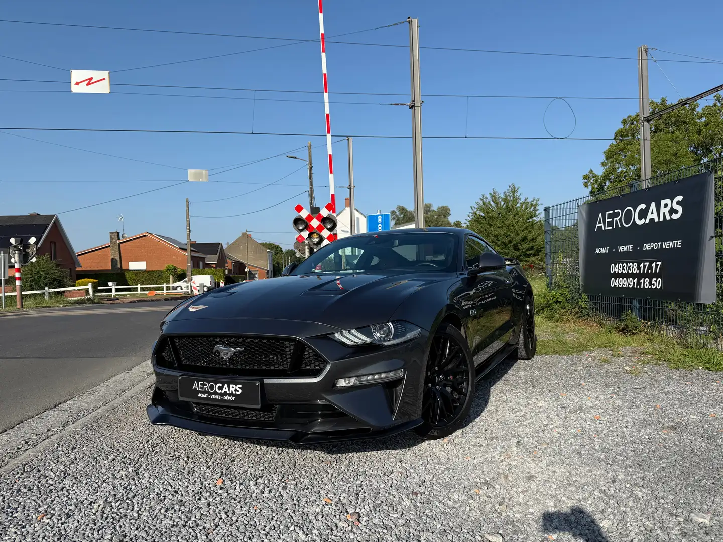 Ford Mustang Mustang 5.0 Ti-VCT V8 GT (EU6.2) Gris - 2