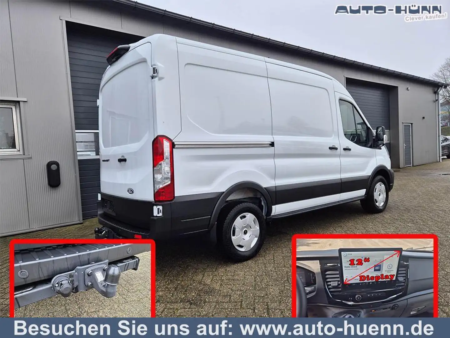 Ford Transit L2H2 2.0 EcoBlue 165PS Trend Heckantrieb 3,5t 2... Weiß - 1