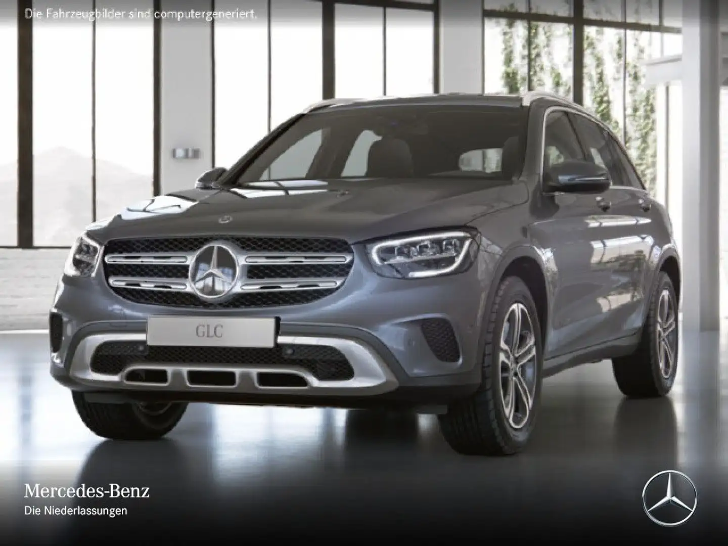 Mercedes-Benz GLC 300 de 4M AHK+LED+KAMERA+SPUR+TOTW+KEYLESS+9G Gris - 2
