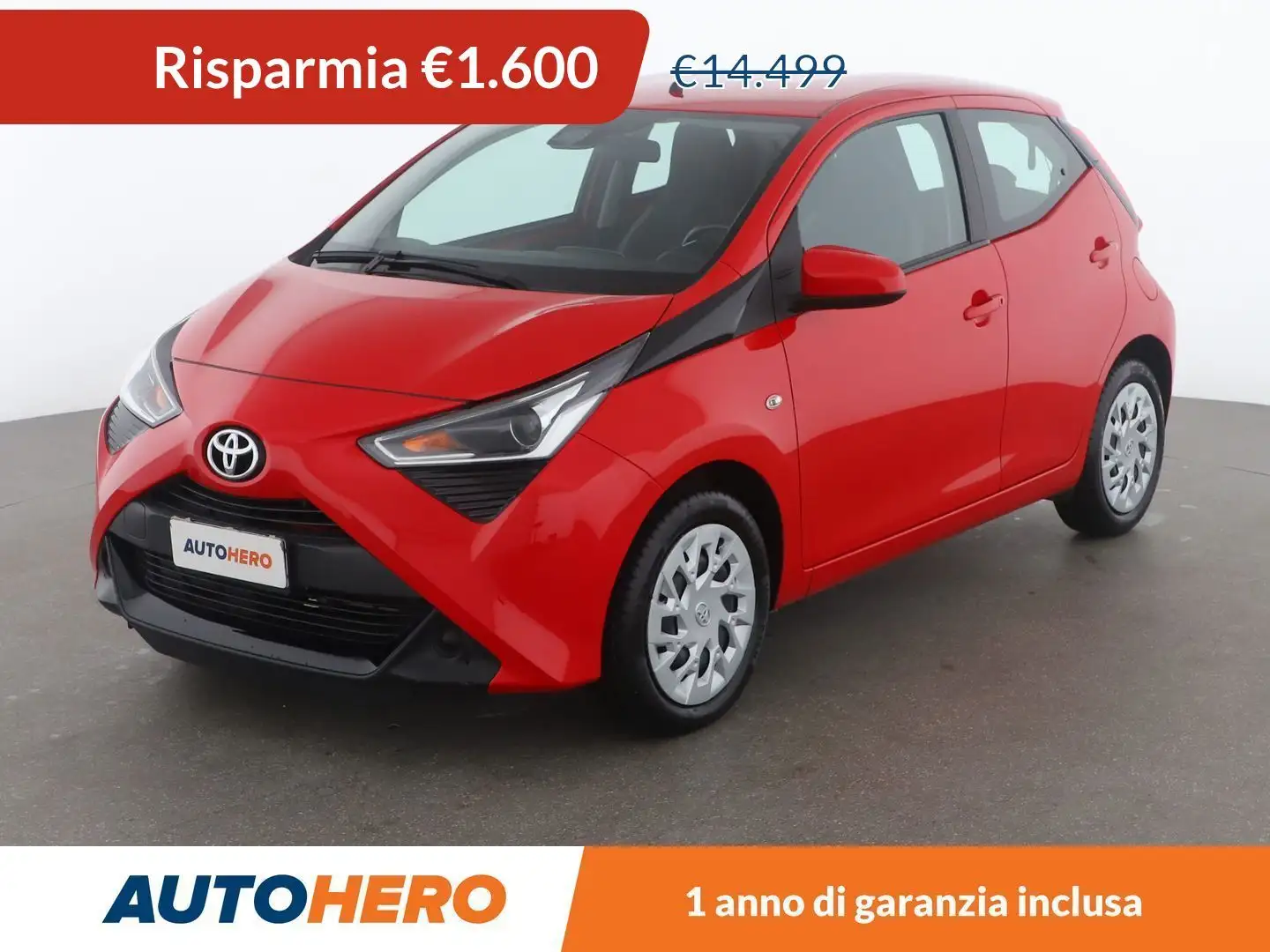 Toyota Aygo 1.0-VVT-i Connect x-play   72 CV Roşu - 1