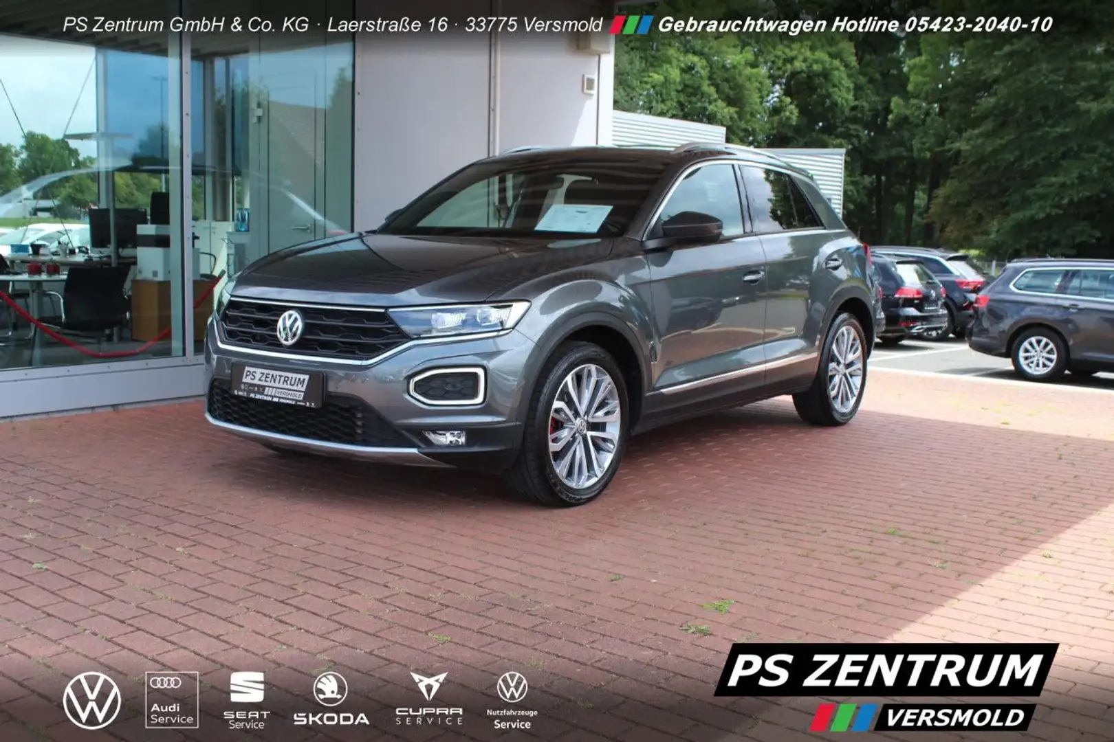 Volkswagen T-Roc 2.0 TSI DSG Sport 4-Motion LED eHECK NAVI Grau - 1