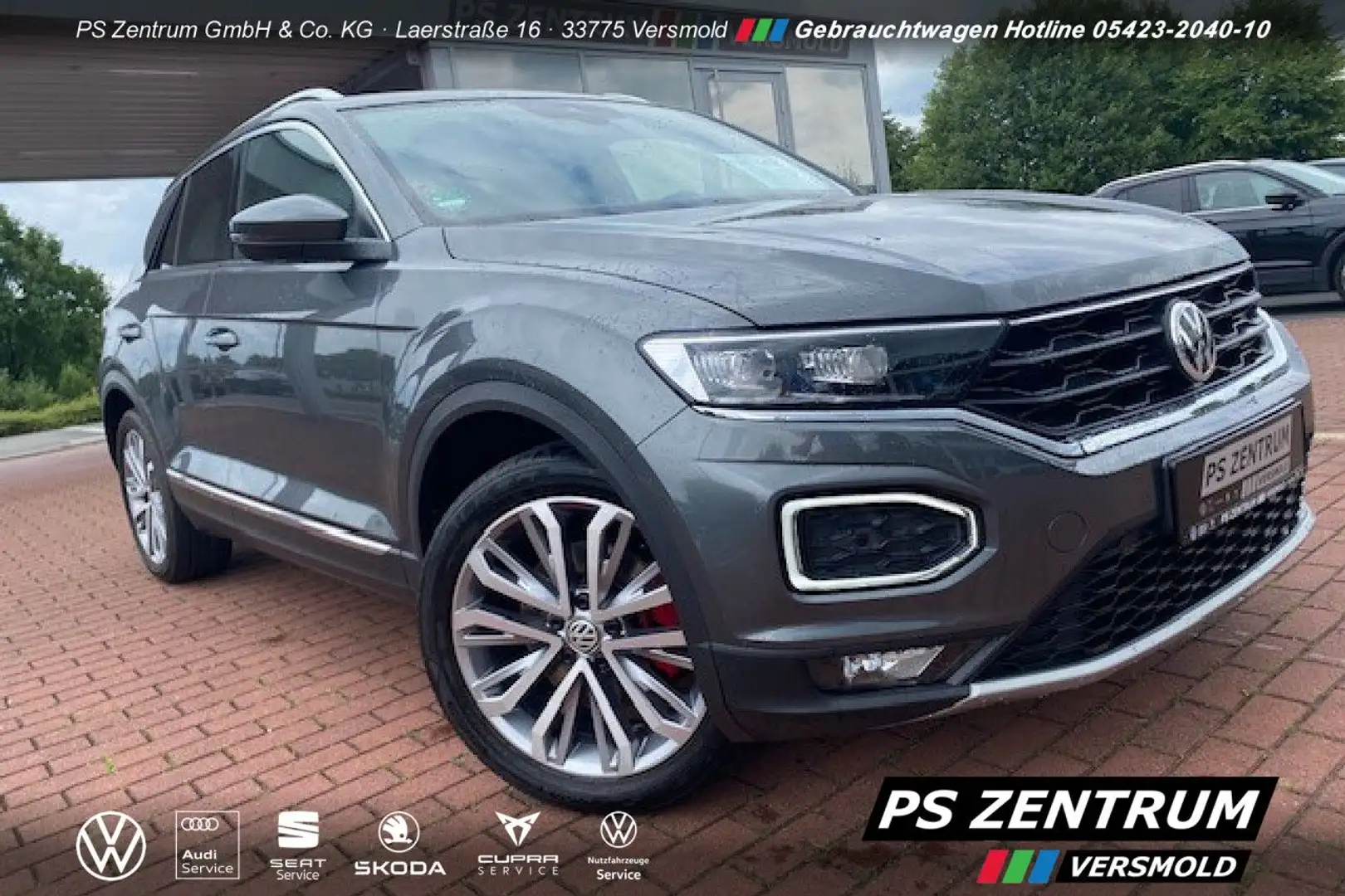 Volkswagen T-Roc 2.0 TSI DSG Sport 4-Motion LED eHECK NAVI Grau - 1