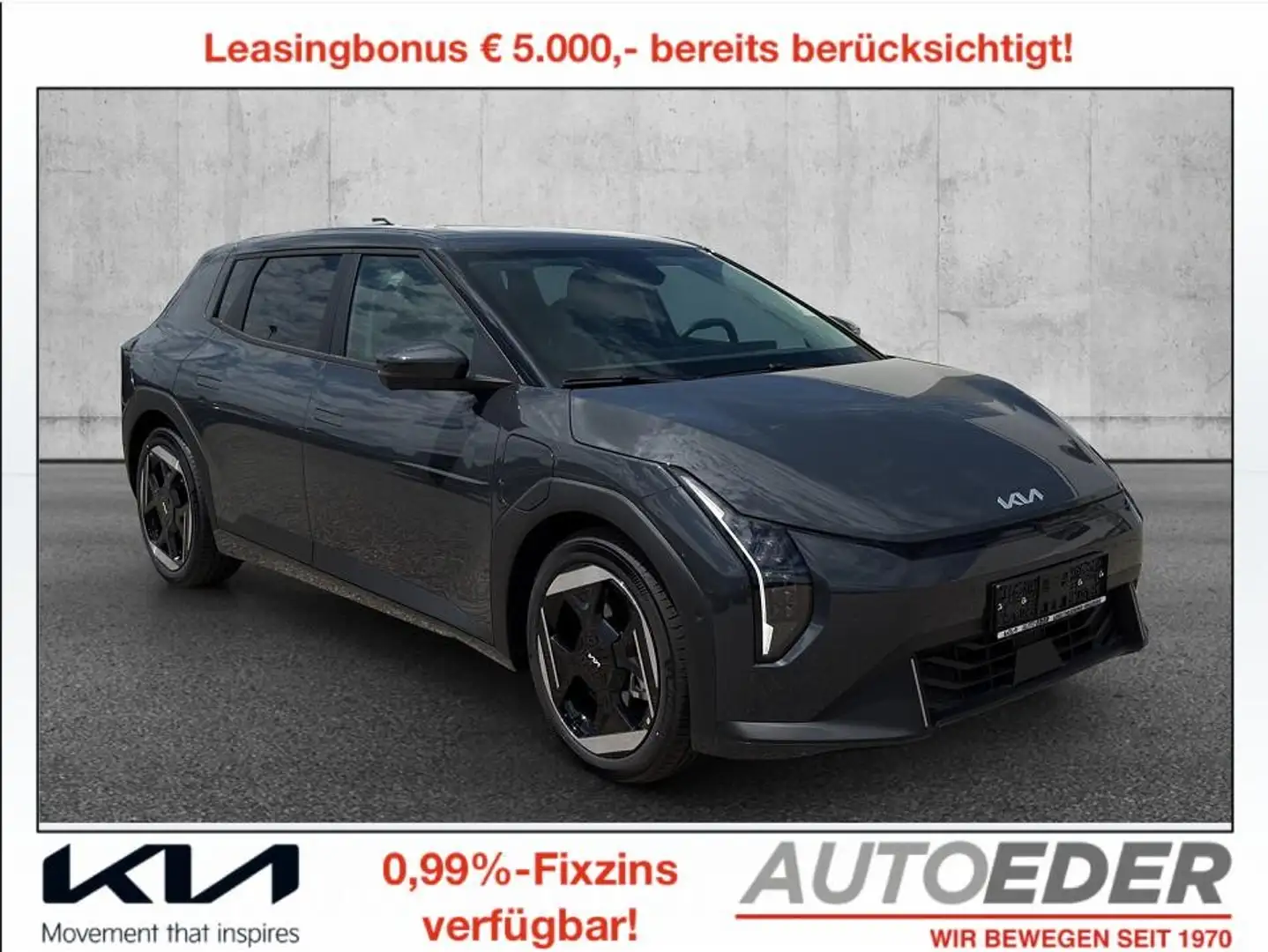 Kia EV4 HB FWD 81,4kWh Earth Plus Grau - 1