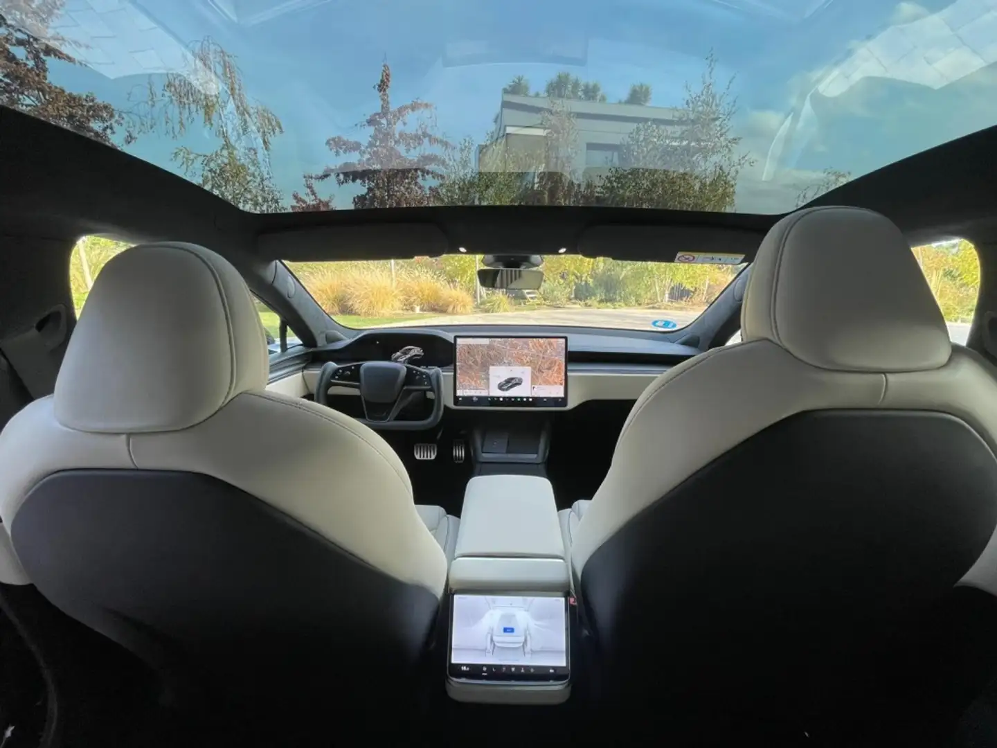 Tesla Model S Plaid AWD Gris - 2