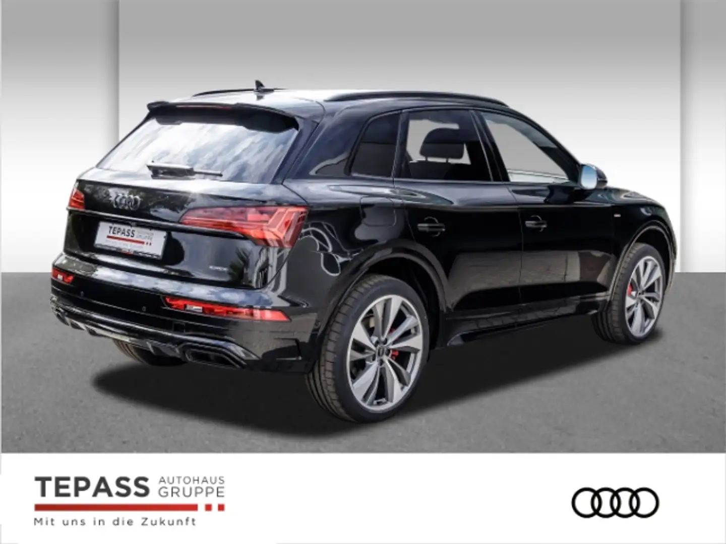 Audi Q5 55 TFSI e QUATTRO S-TRONIC S LINE NAVI OLED AHK TO Schwarz - 2