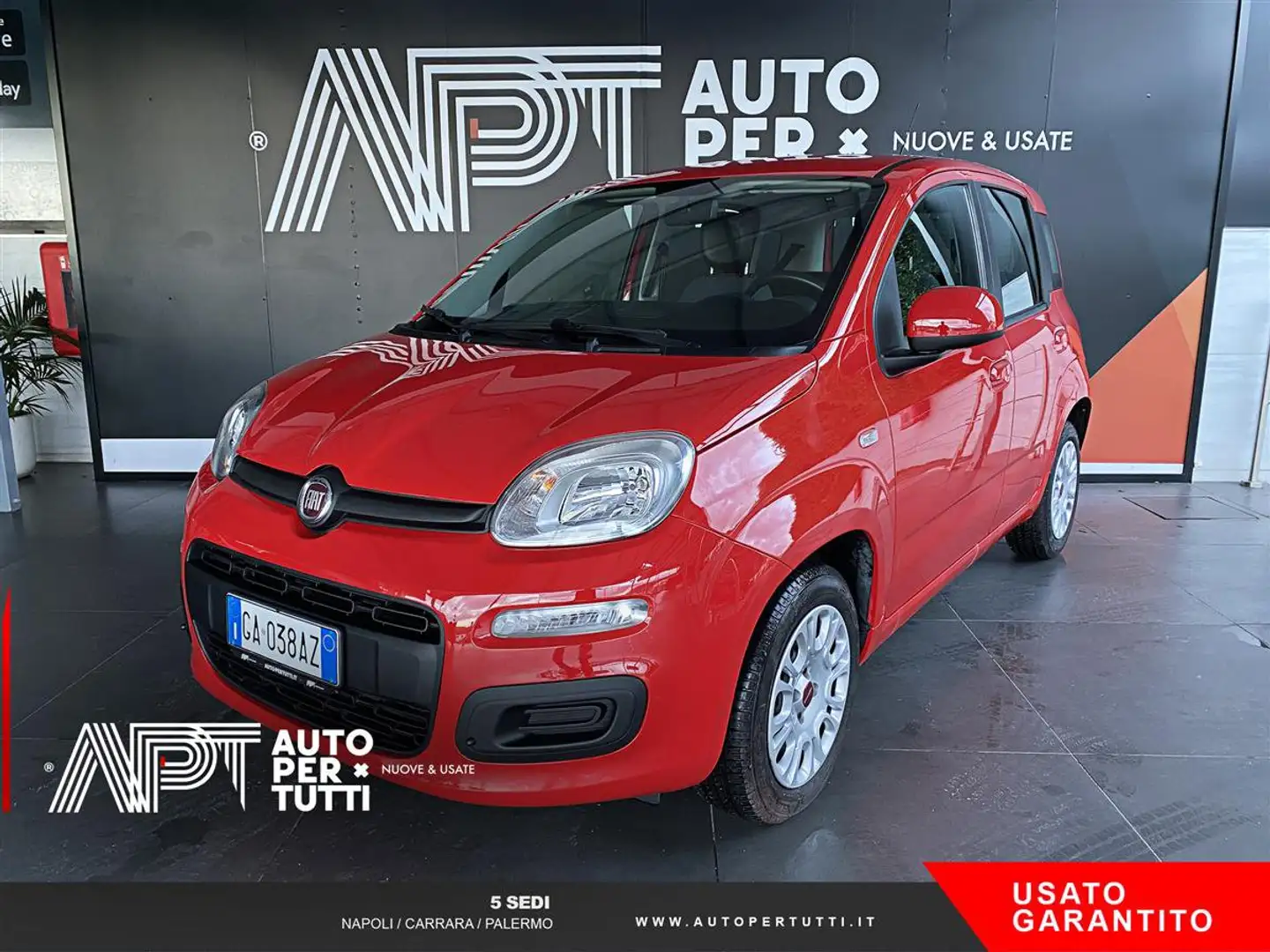 Fiat Panda Panda 1.2 Easy s&s 69cv my19 Rosso - 1