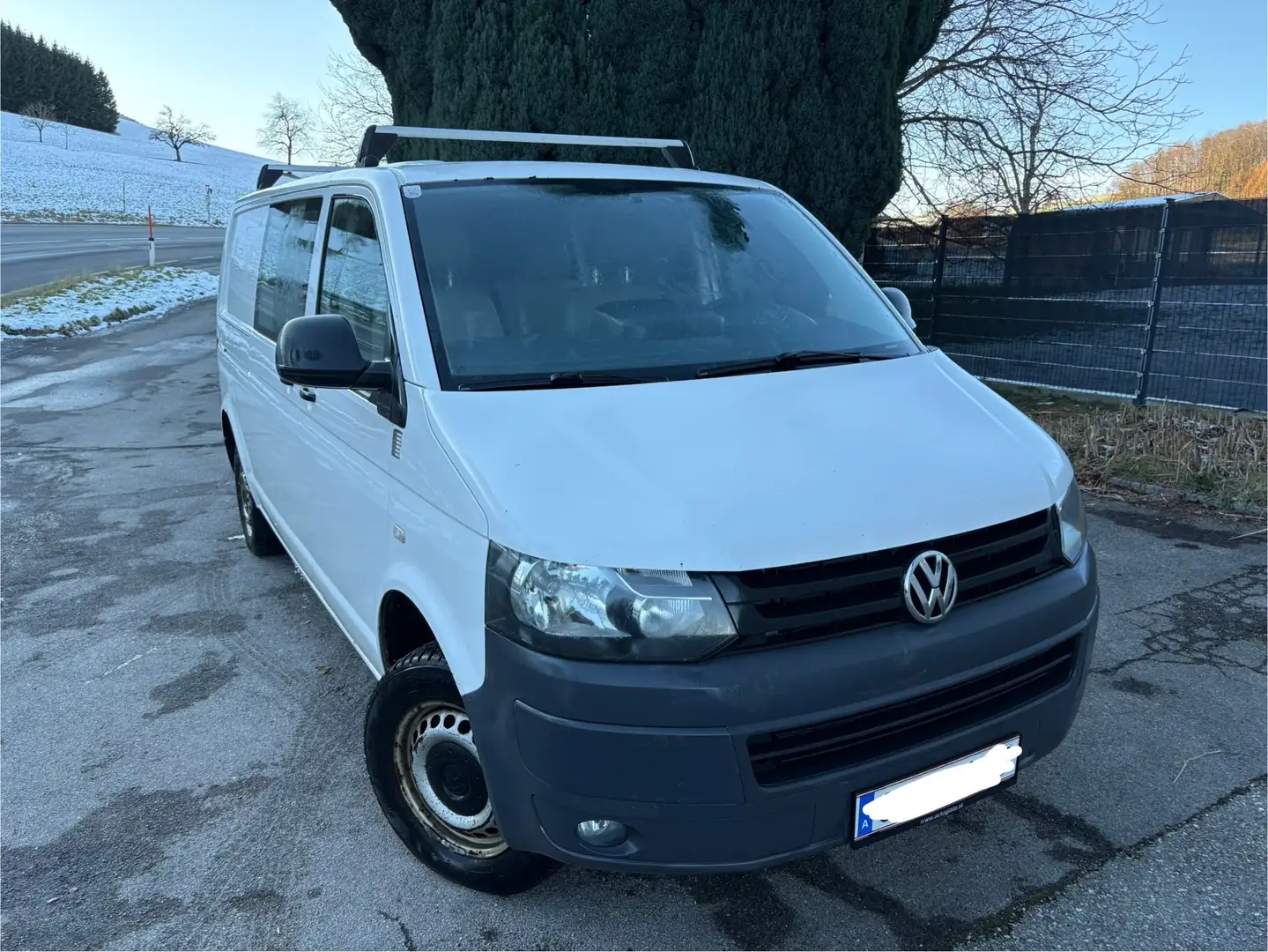 Volkswagen T5 Transporter Doka 4-Motion Weiß - 2