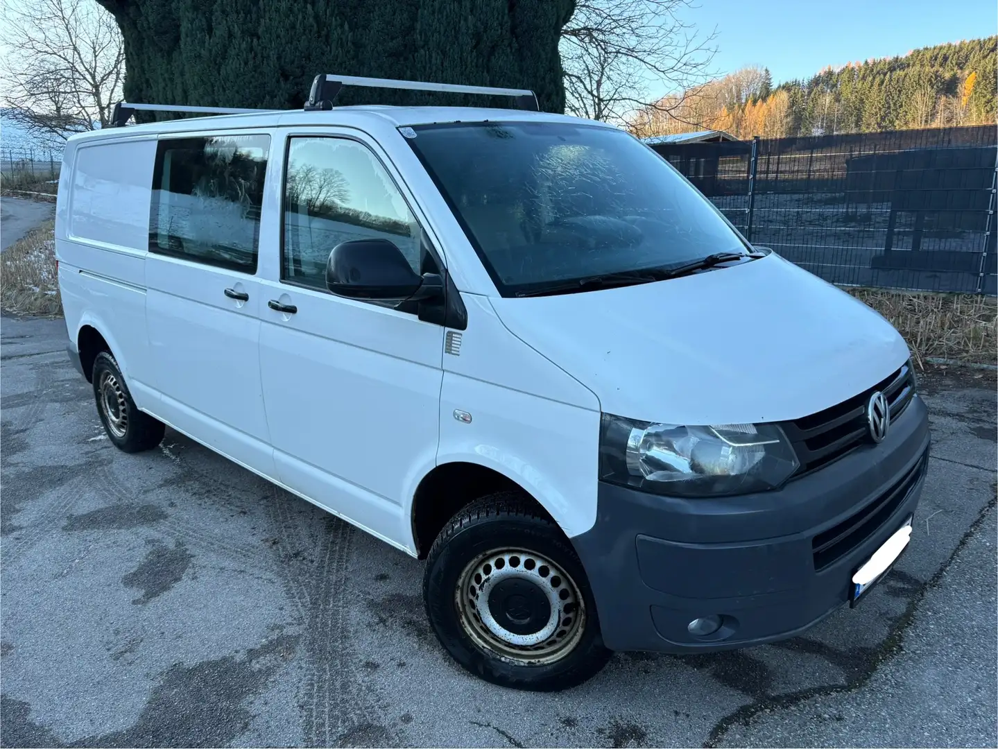 Volkswagen T5 Transporter Doka 4-Motion Weiß - 1