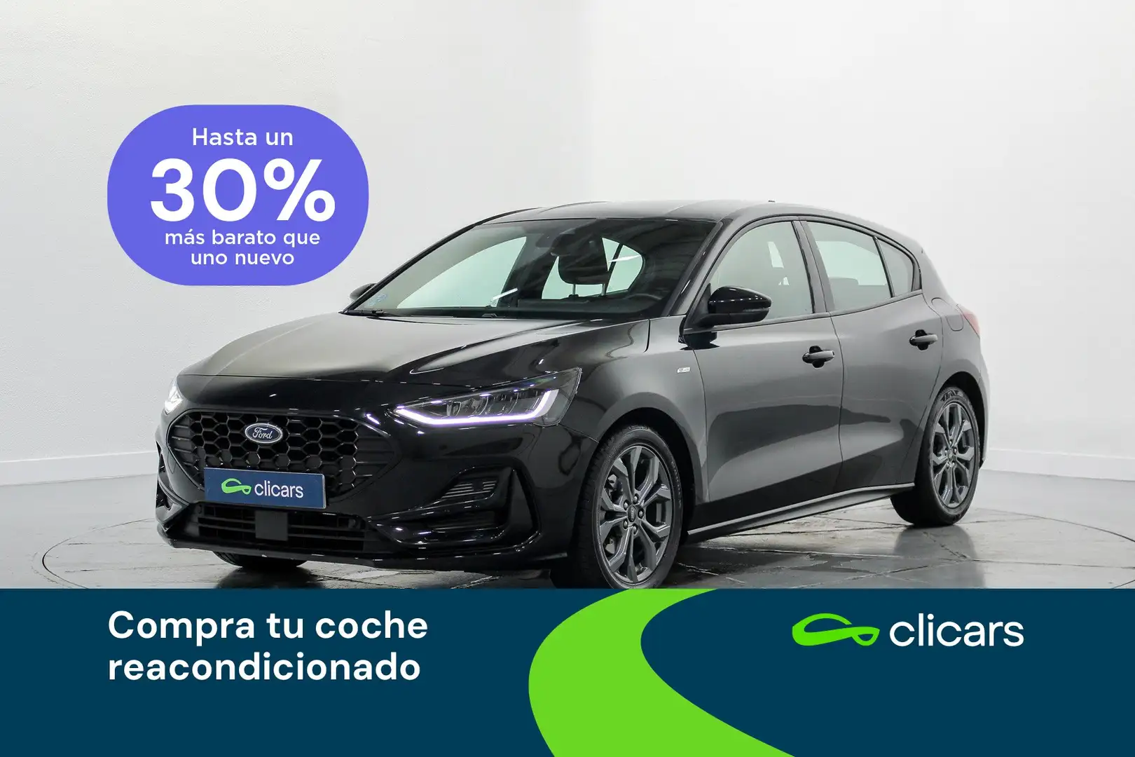 Ford Focus 1.0 Ecoboost MHEV ST-Line 125 Aut. Negro - 1