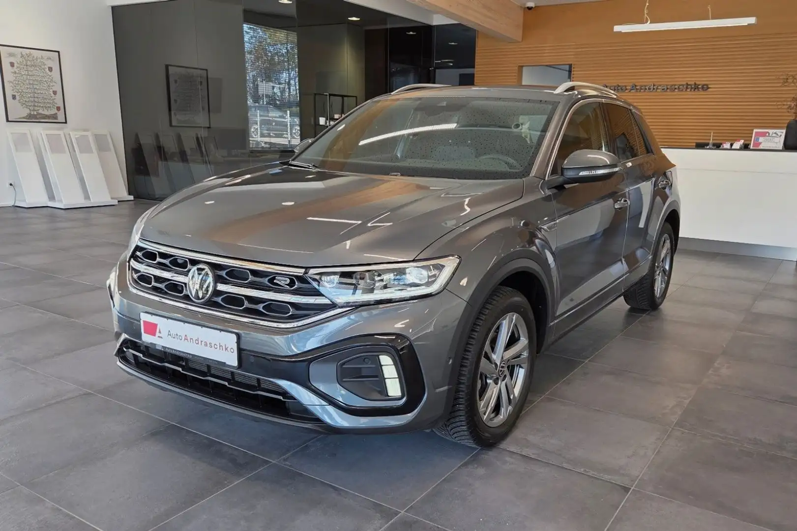 Volkswagen T-Roc R-Line 1.0 TSI 17" ACC LED PDC APP Grau - 1