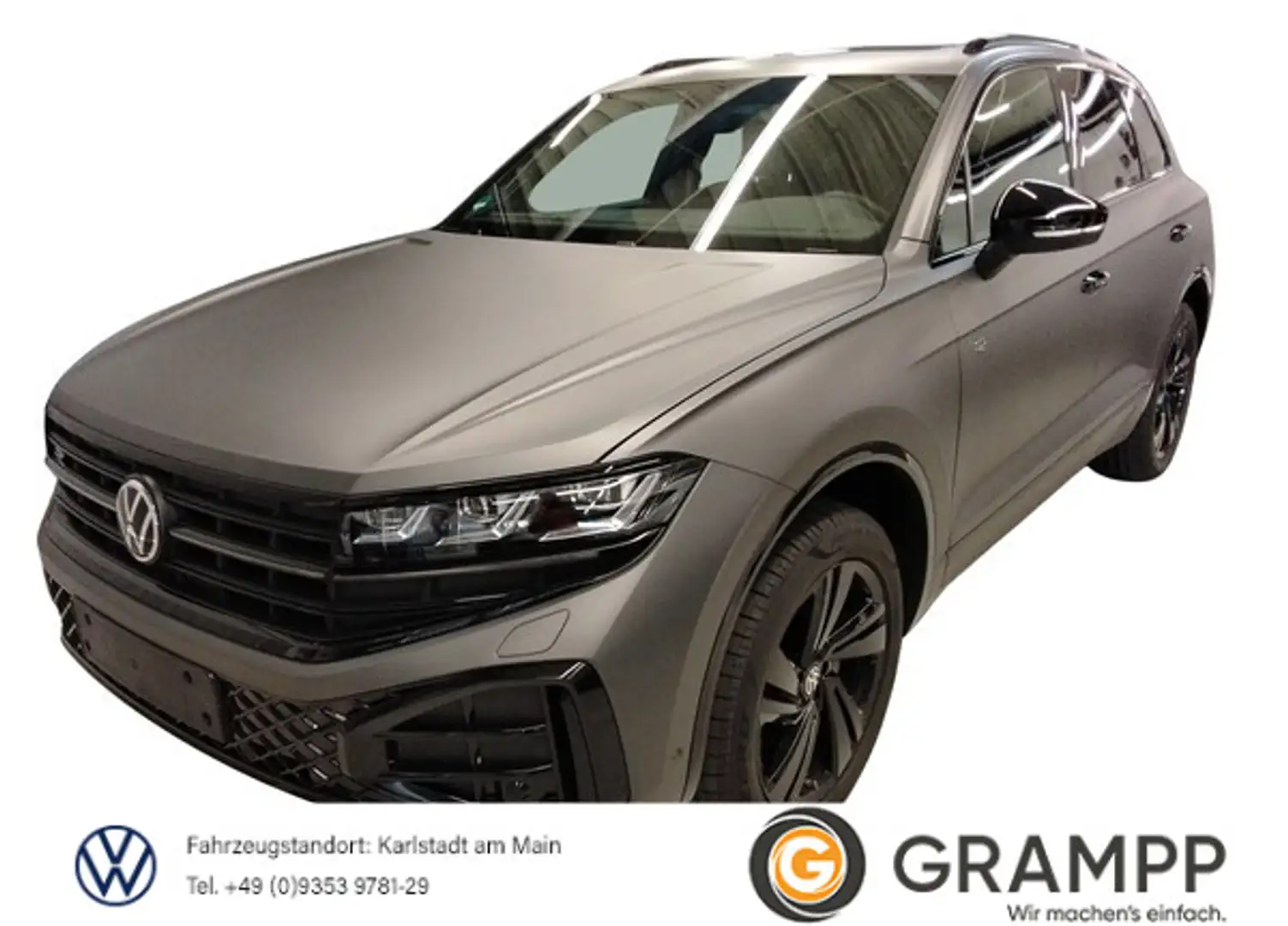 Volkswagen Touareg R-Line 3.0TDI +BLACK STYLE+STDHZG+PANO+ Grau - 1